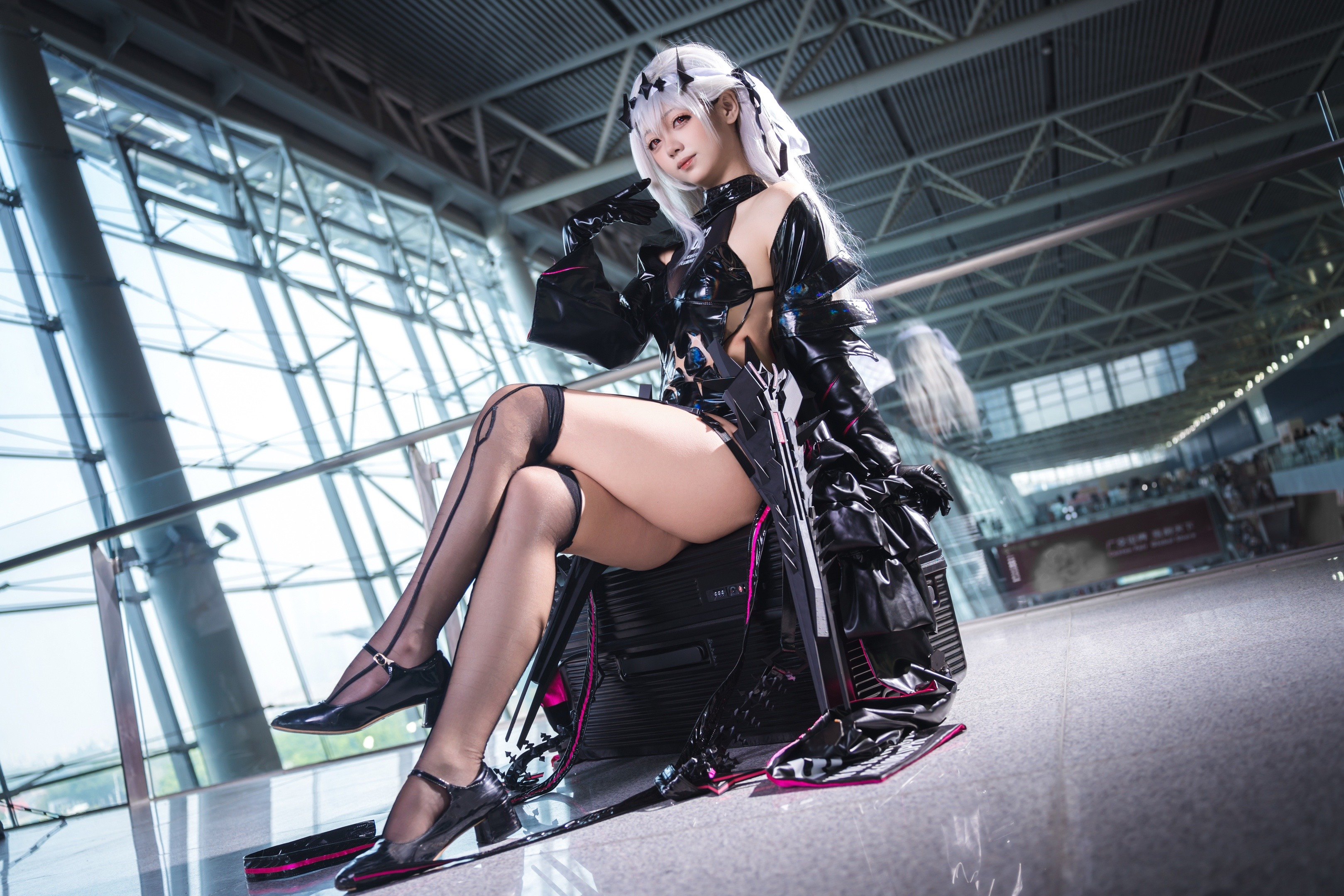 @月定_ 再一次为我缠上绷带吧 cos cosplay nikke nikke胜利女神 nikke神罚,第3张