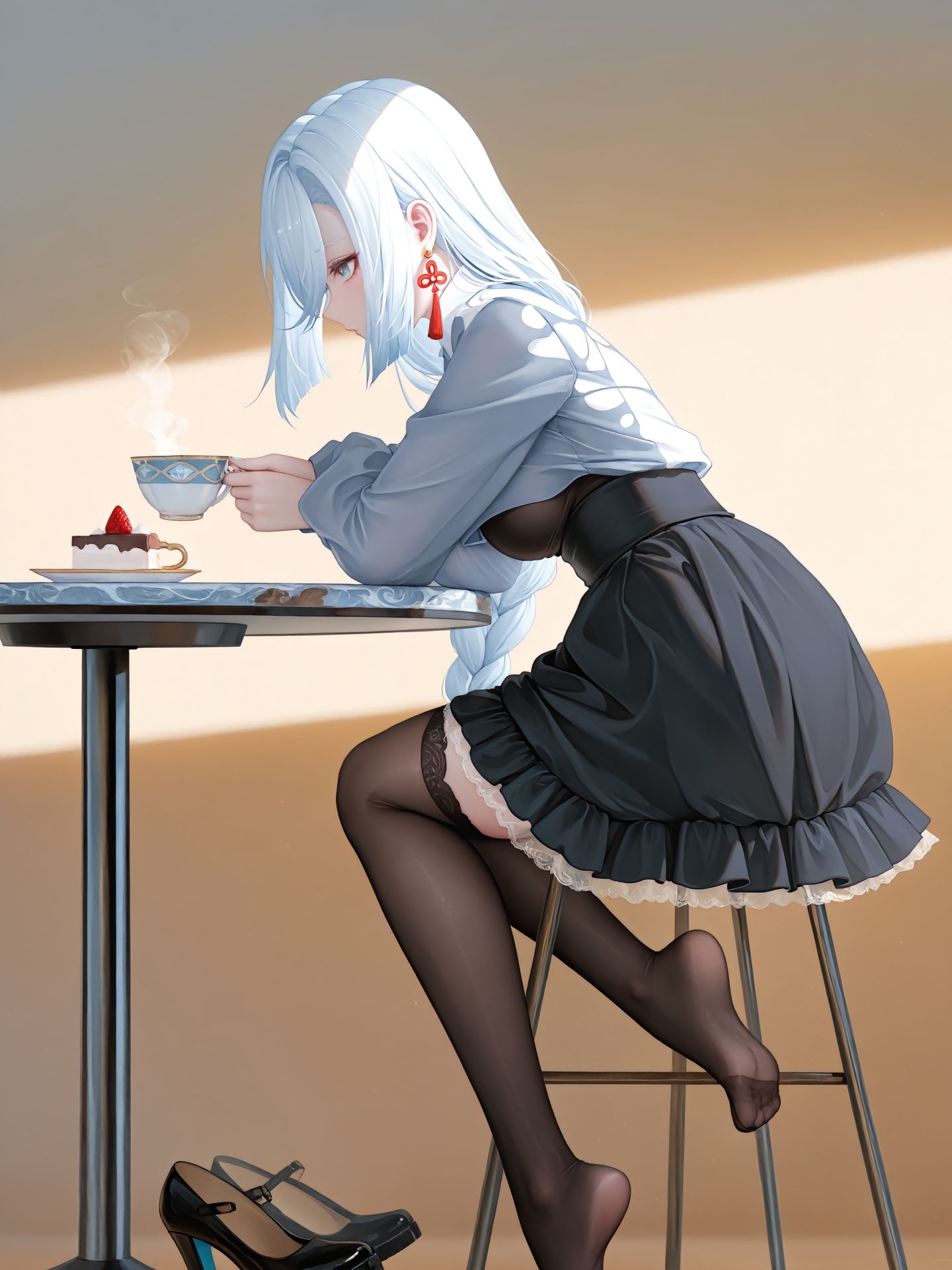 下午茶时光。#申鹤,第3张