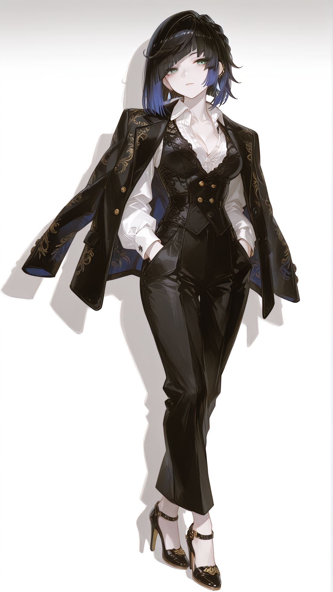 《原神》人物图鉴。#原神 #ai绘画,第3张