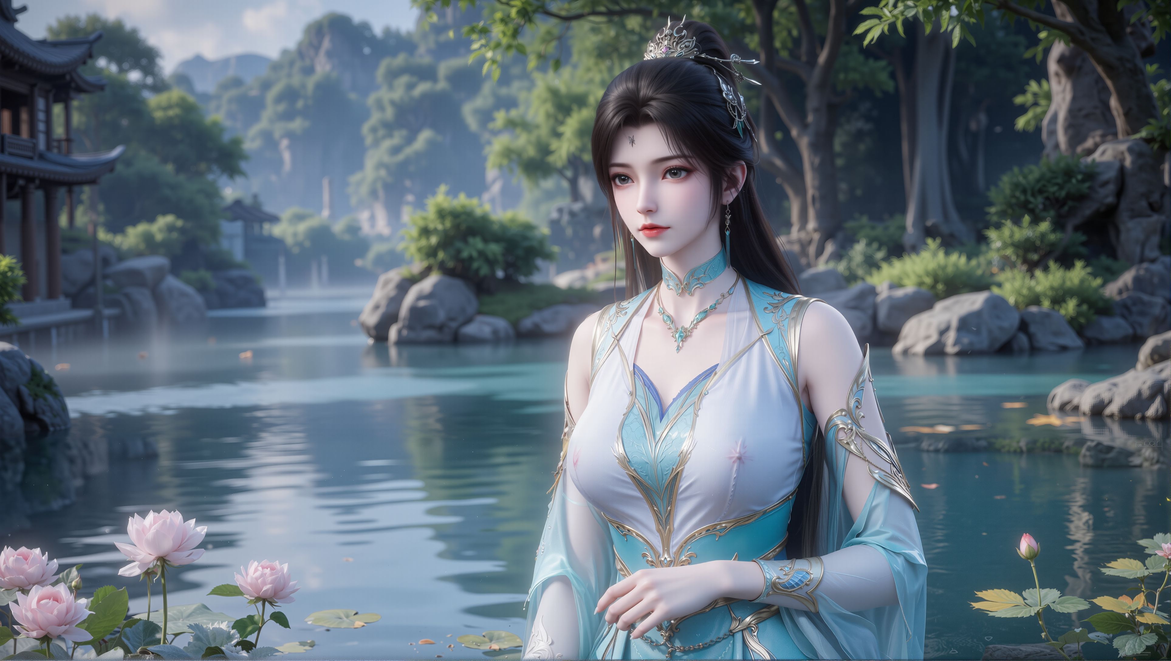 【3P图集】斗破苍穹新版青鳞横版电脑壁纸 国漫女神,第2张