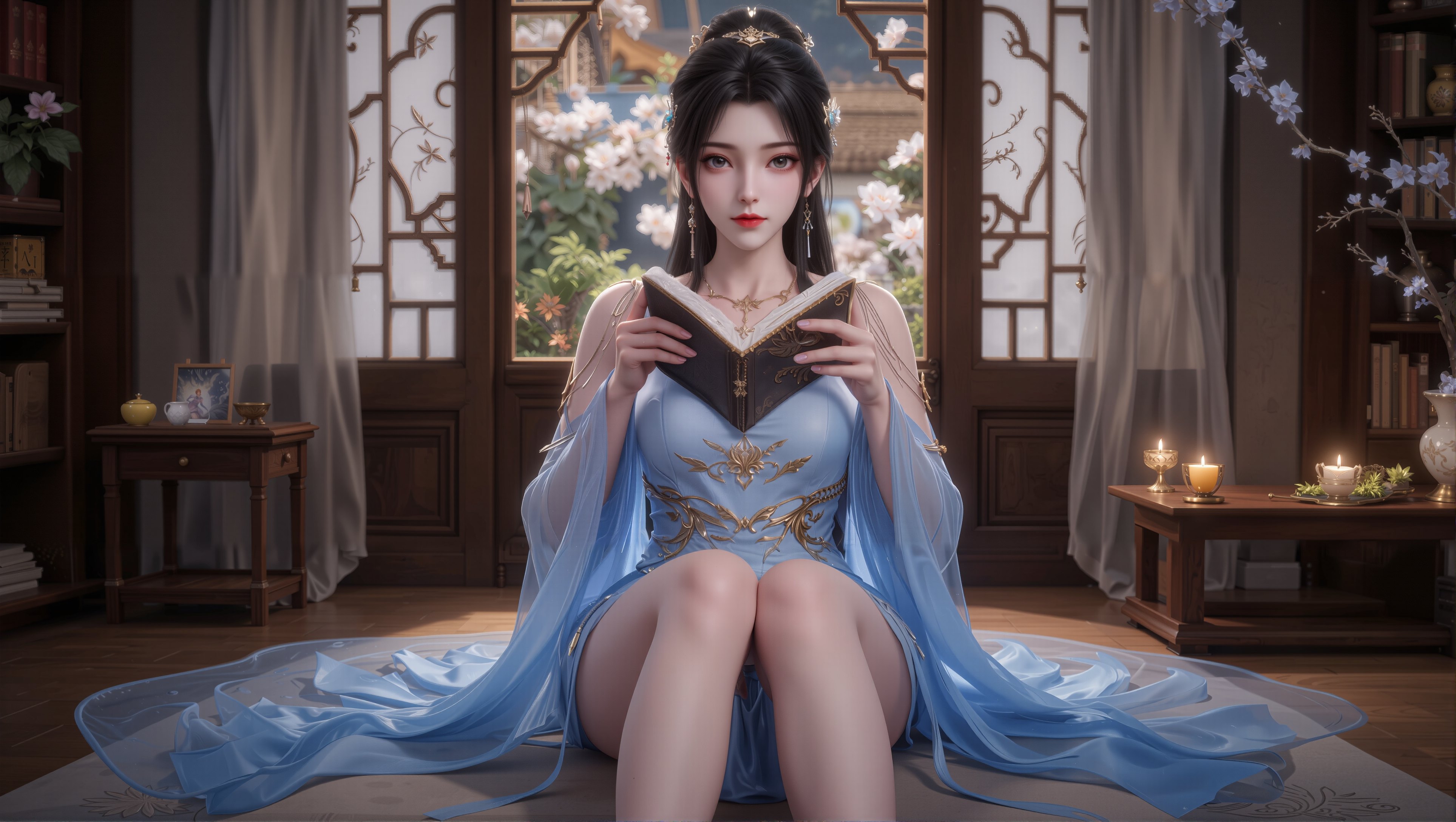 今天是看书的清漪。#国漫 #国漫女神 #壁纸 #完美世界 #清漪,第2张 今天是看书的清漪。#国漫 #国漫女神 #壁纸 #完美世界 #清漪,第2张