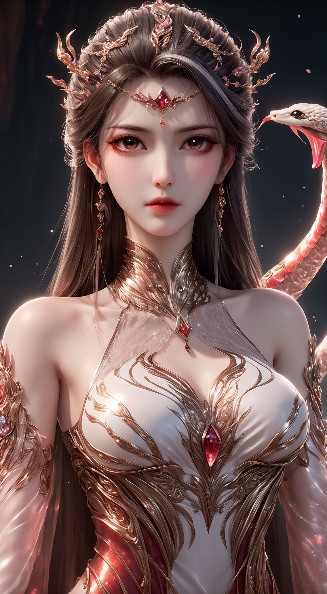 美杜莎女王。#斗破苍穹 #美杜莎女王 #AIcg绘画,第3张