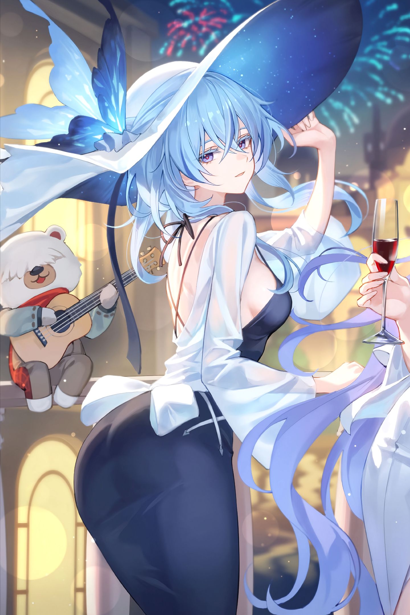 守岸人、坎特蕾拉。画师：baek_hyang#鸣潮 #鸣潮坎特蕾拉  #二次元 #美图分享 #二次元美图,第1张