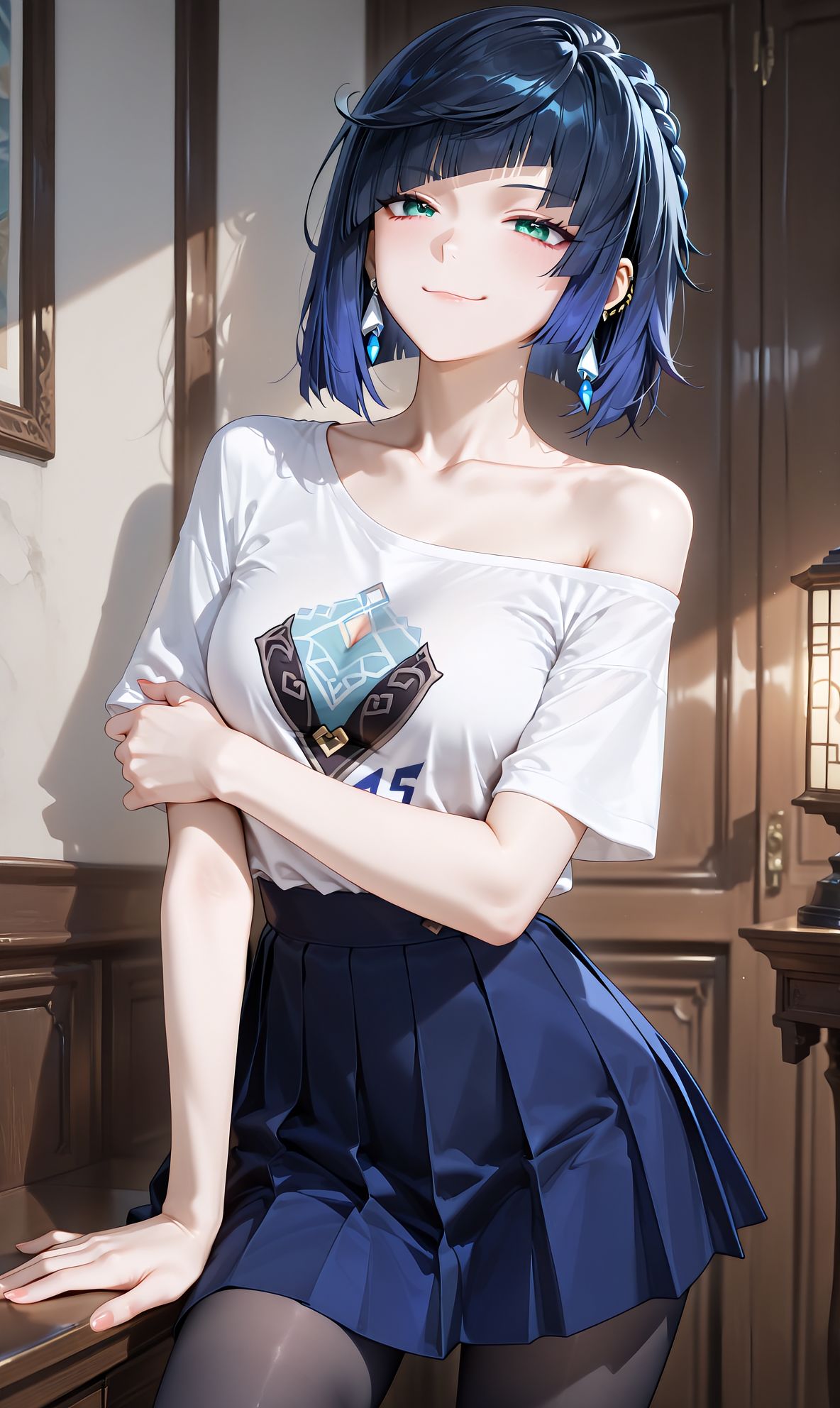 ai绘画 #二次元 #美图分享 #原神 #夜兰,第4张
