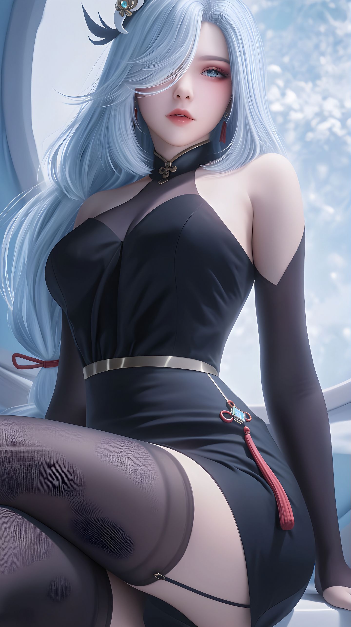 申鹤小姨！占领世界～！#原神 #申鹤 #美图分享,第2张