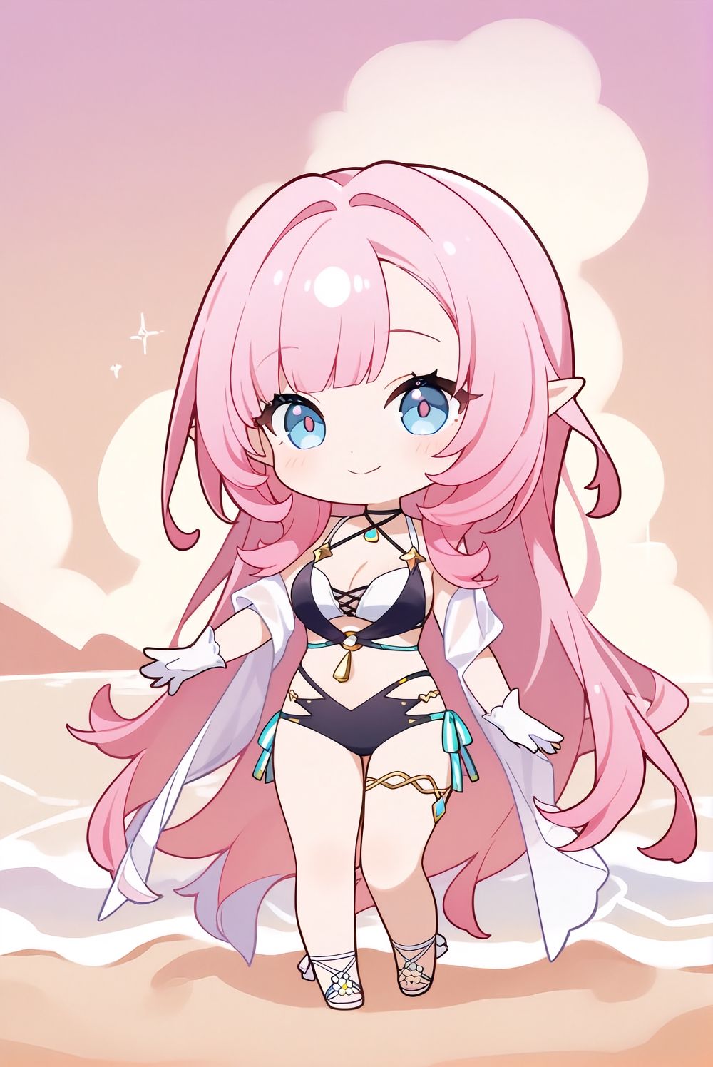 我这边真的变冷了 🥶。#爱莉希雅 #崩坏3 #致爱莉希雅 #人之律者 #stablediffusion,第3张