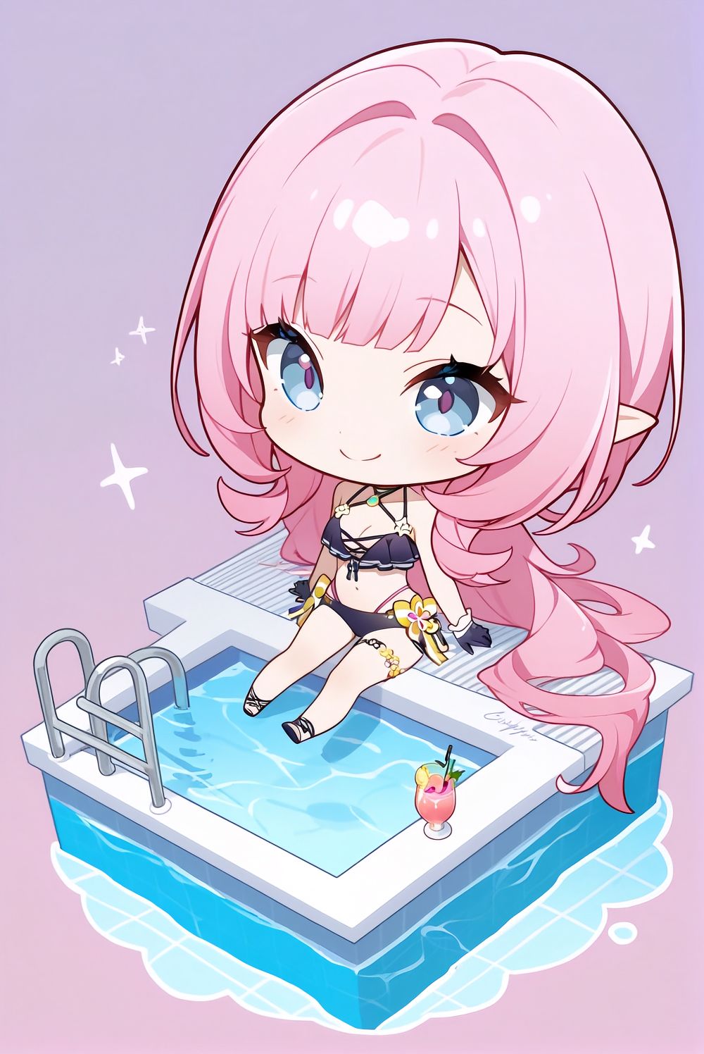 我这边真的变冷了 🥶。#爱莉希雅 #崩坏3 #致爱莉希雅 #人之律者 #stablediffusion,第5张