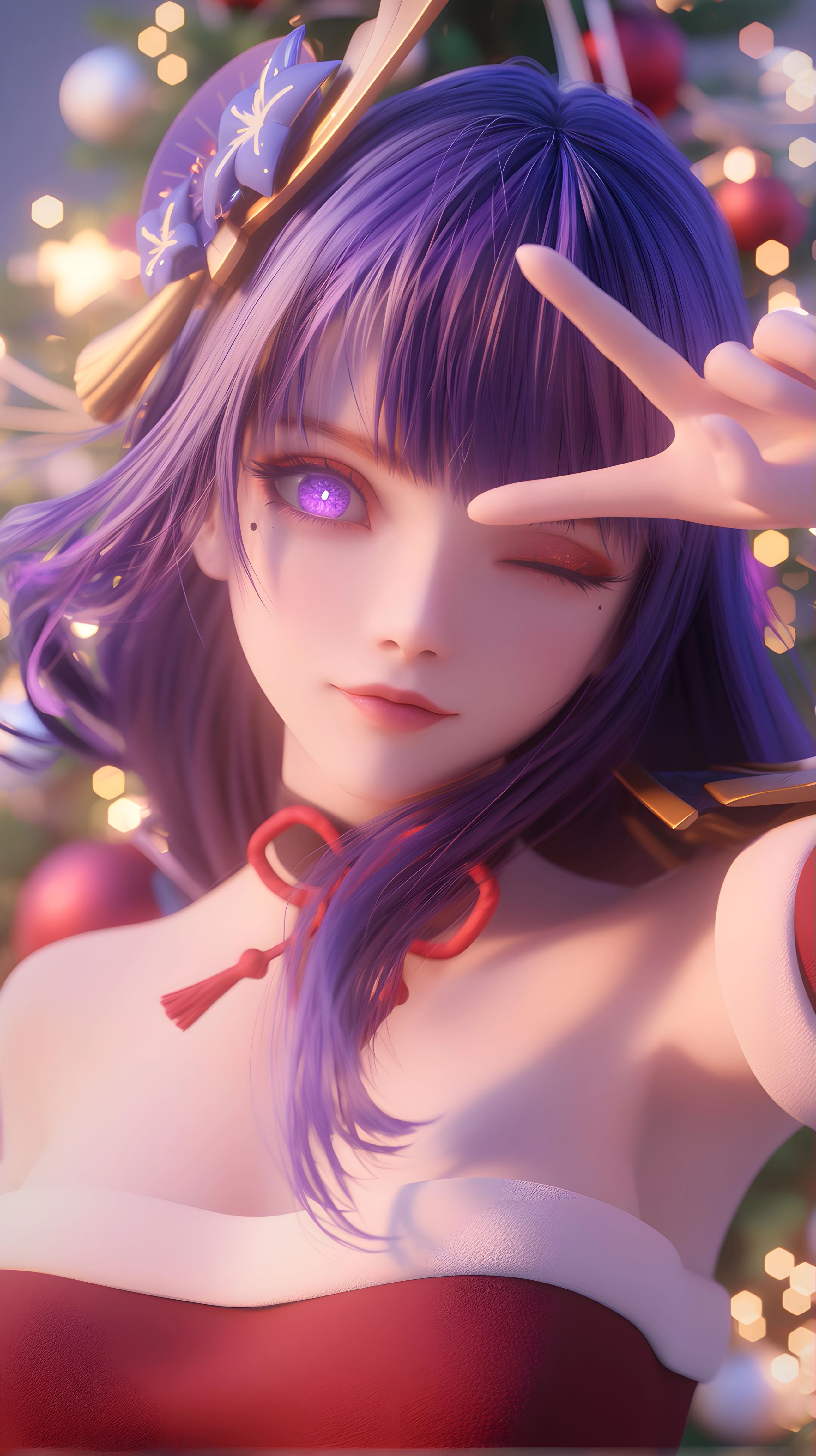 好可爱的雷电影！#雷电影#雷电将军,第1张