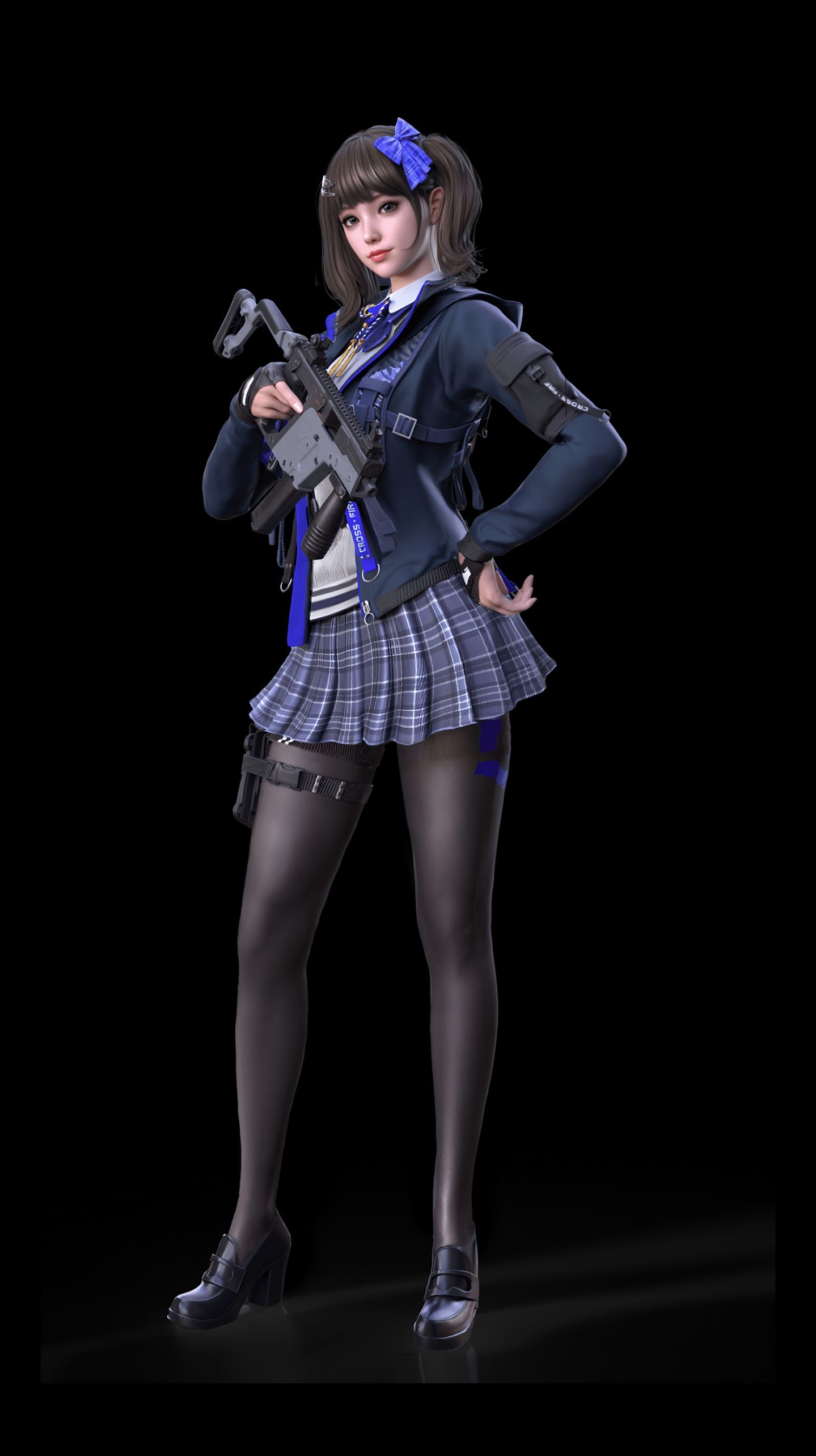 CFHD关小雨也是来了。没想到这次和端游比变化不大#cfhd #穿越火线 #这谁能顶得住啊 #极品身材 #cf,第1张