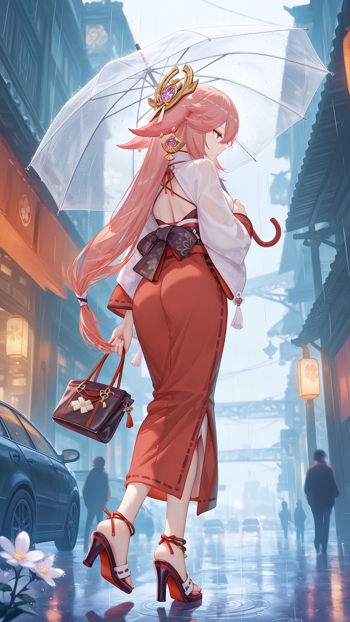 春雨 丨 垂帘星砂 原神 多角色。#二次元 #原神 #申鹤 #八重神子 #雷电将军,第4张 春雨 丨 垂帘星砂 原神 多角色。#二次元 #原神 #申鹤 #八重神子 #雷电将军,第4张