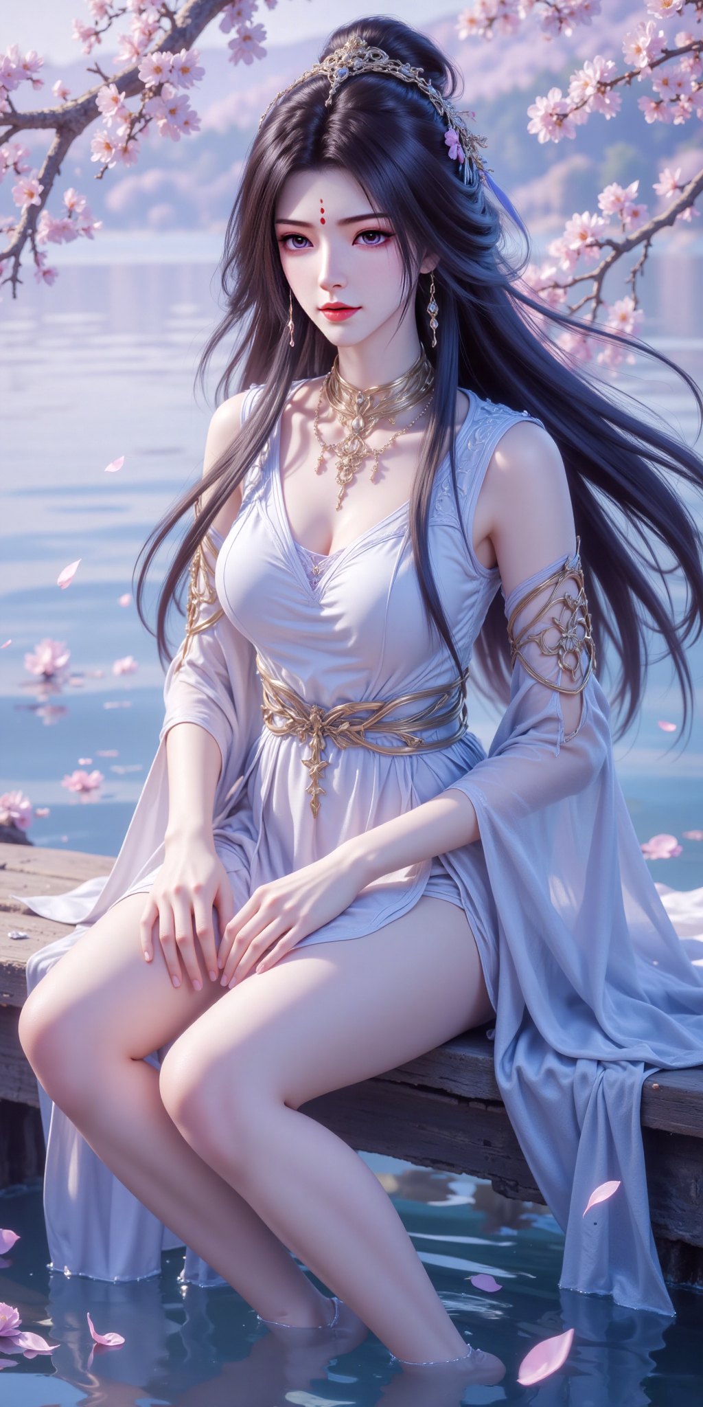 凡人修仙传-紫灵美如画#国漫女神 #高清壁纸 #国漫美女,第2张