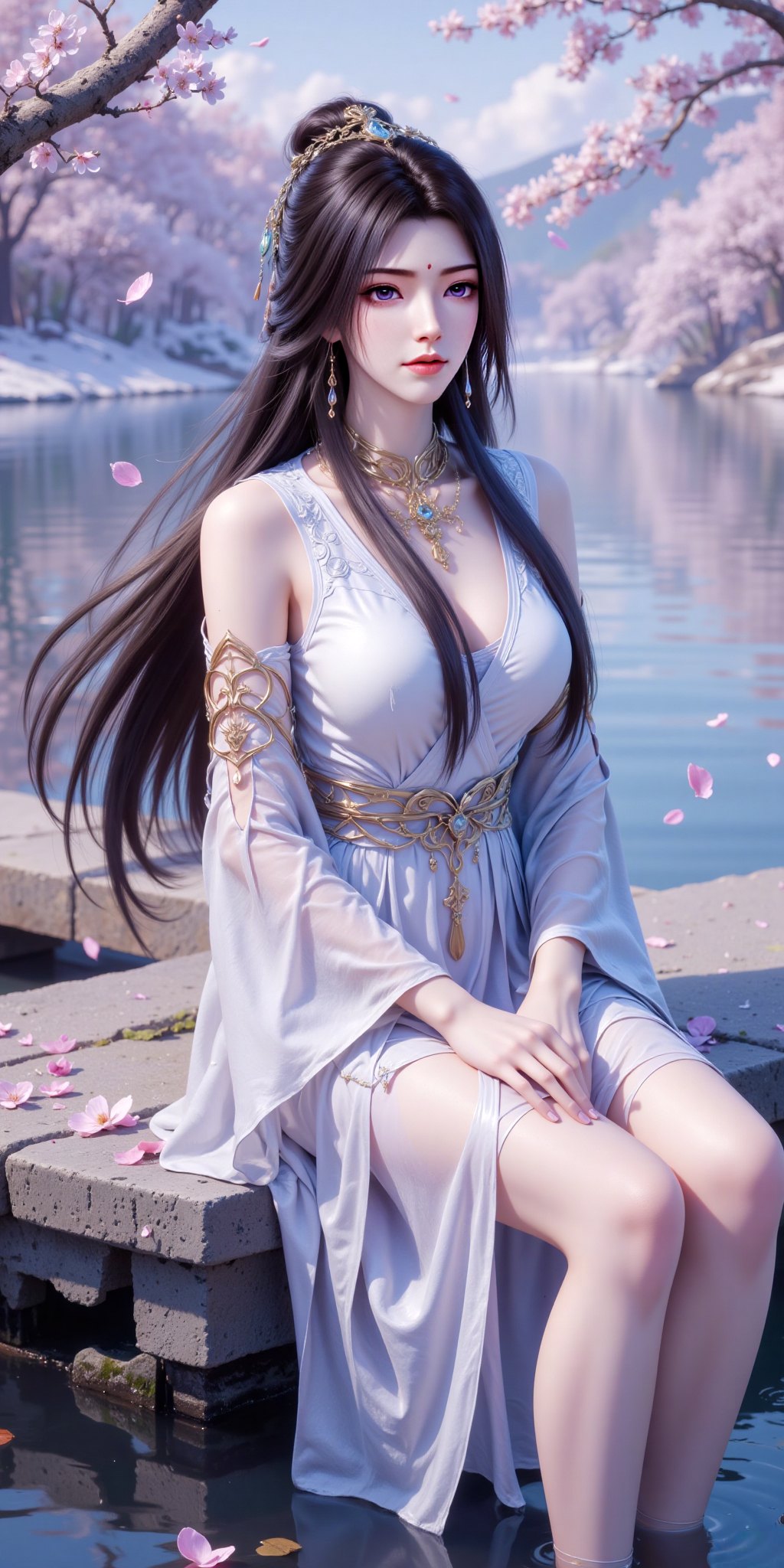 凡人修仙传-紫灵美如画#国漫女神 #高清壁纸 #国漫美女,第5张