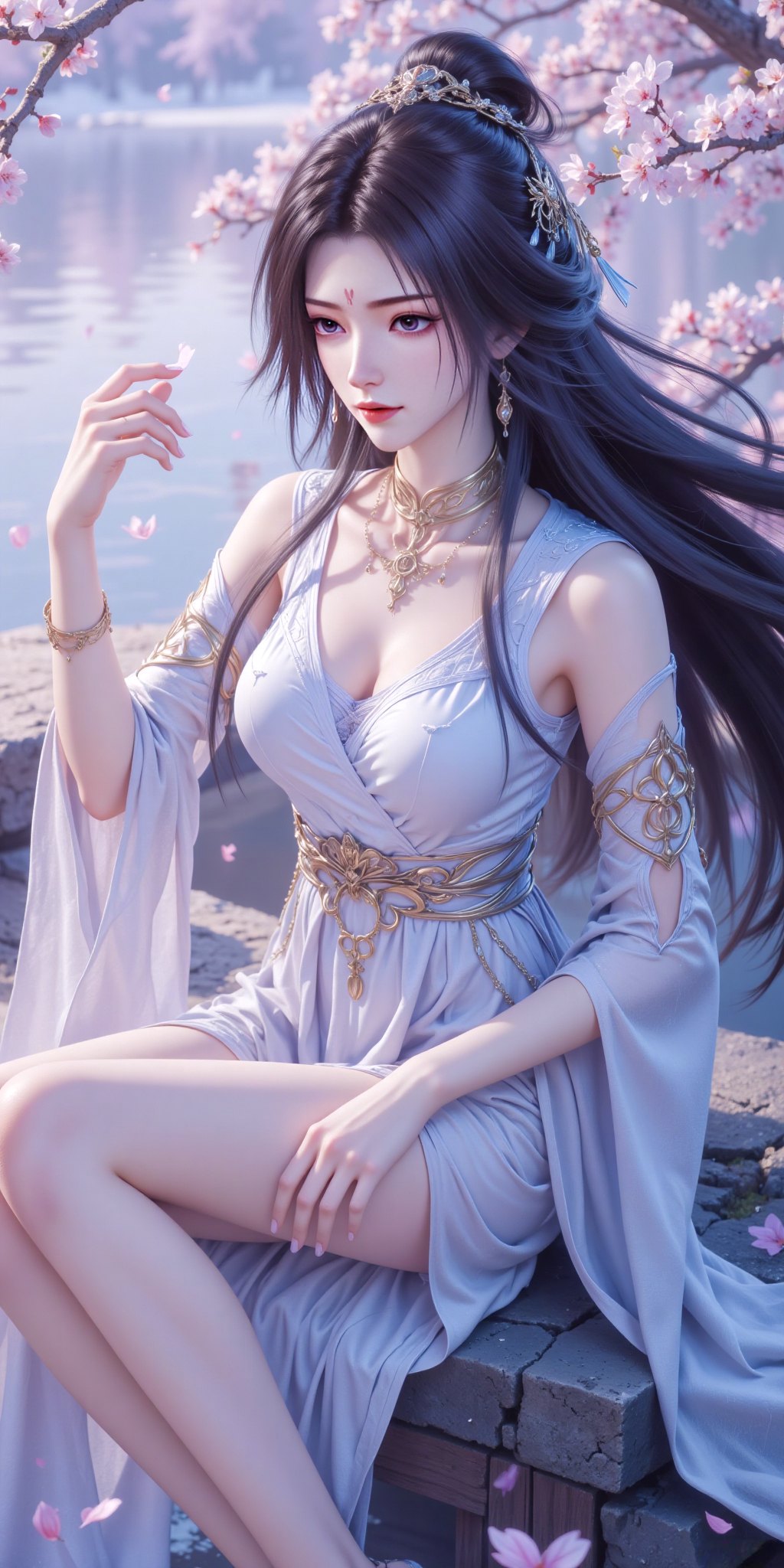 凡人修仙传-紫灵美如画#国漫女神 #高清壁纸 #国漫美女,第4张