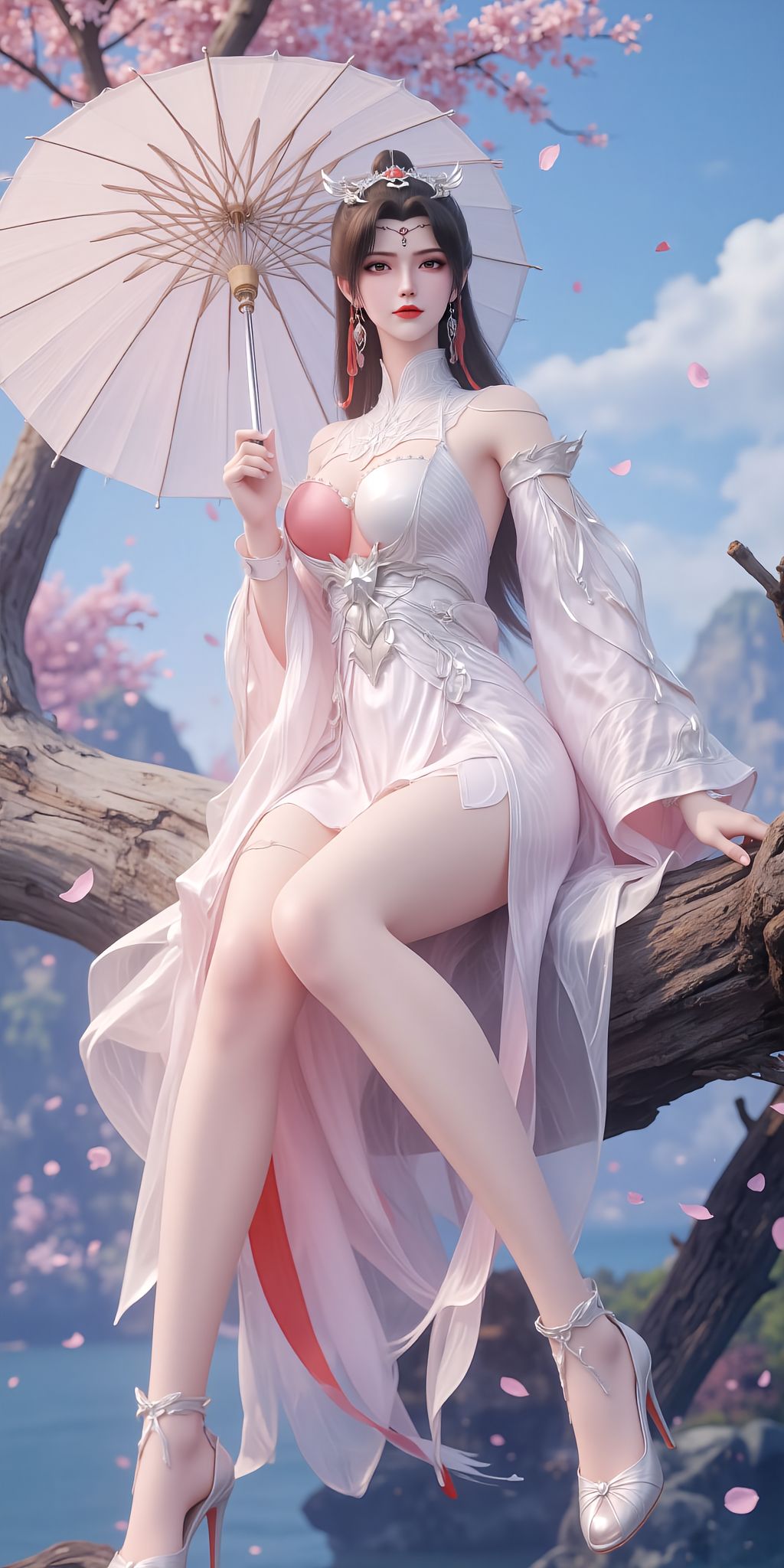 仙逆-柳眉 新建模#高清壁纸 #国漫美女 #肤白貌美,第2张