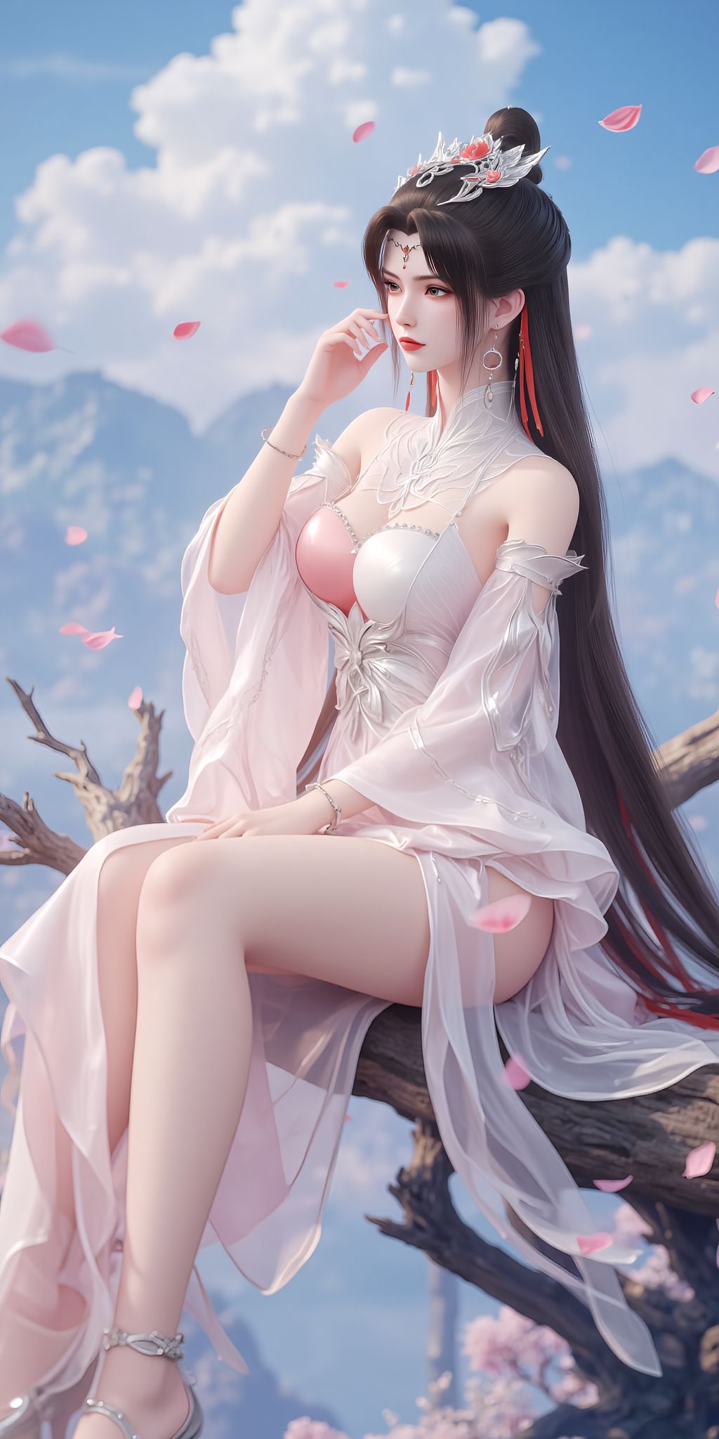 仙逆-柳眉 新建模#高清壁纸 #国漫美女 #肤白貌美,第4张