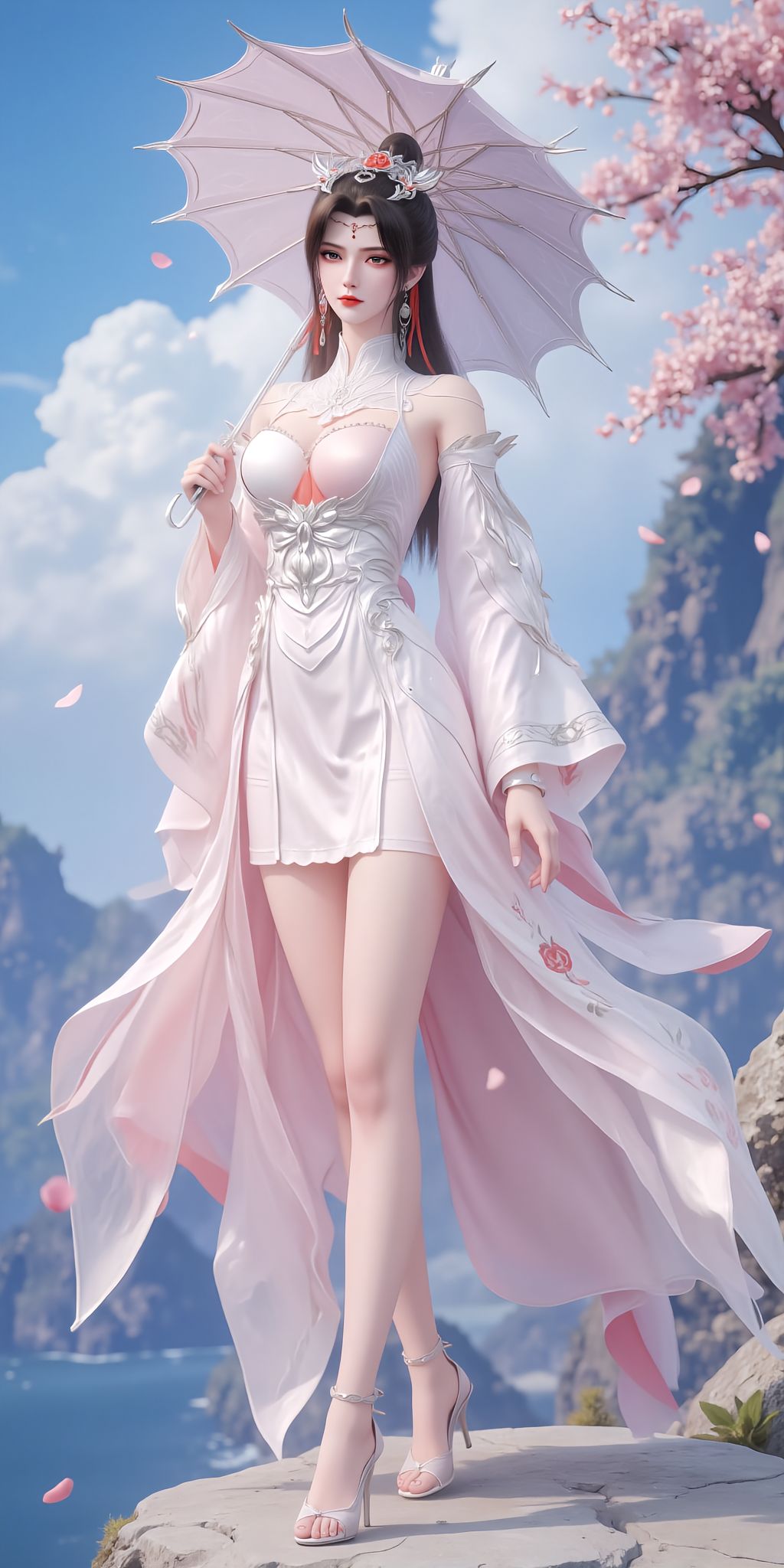 仙逆-柳眉 新建模#高清壁纸 #国漫美女 #肤白貌美,第6张