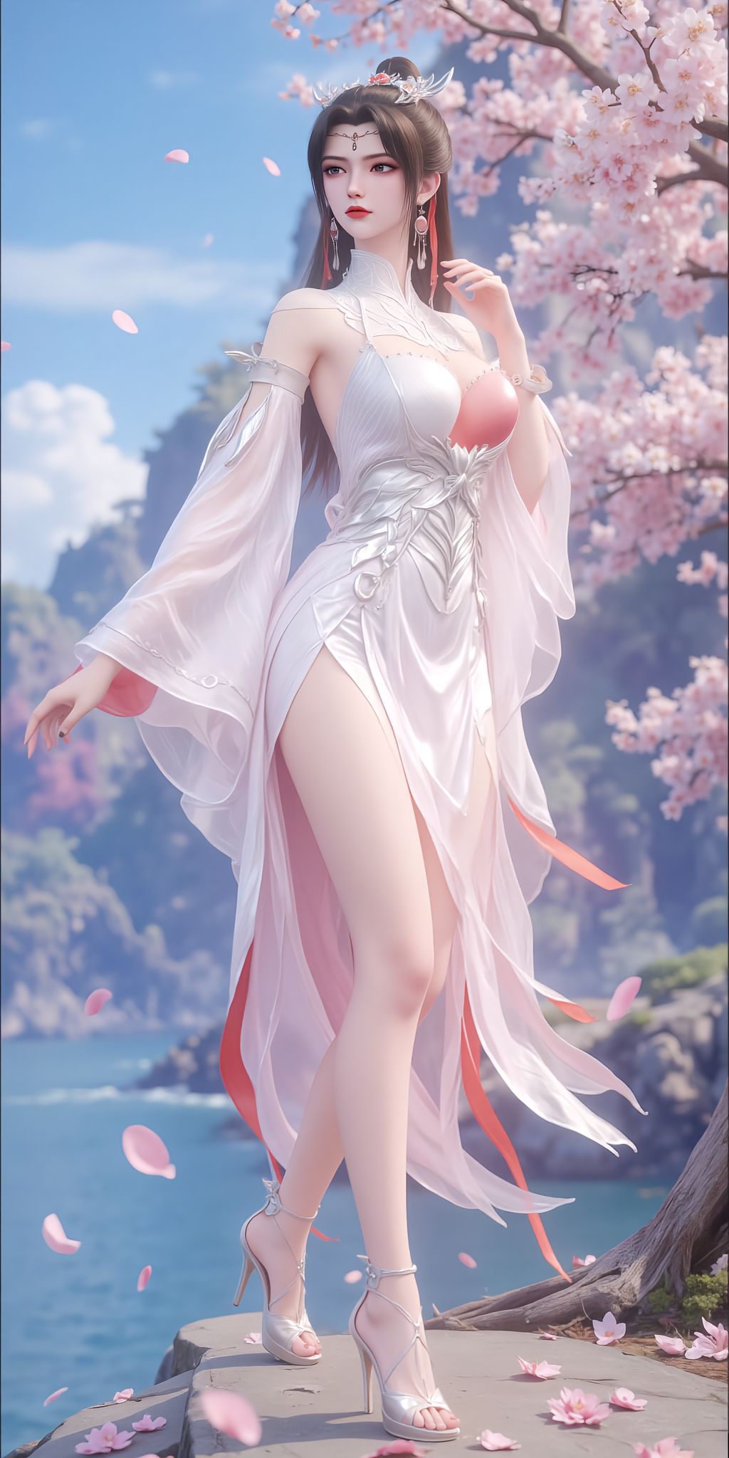 仙逆-柳眉 新建模#高清壁纸 #国漫美女 #肤白貌美,第9张