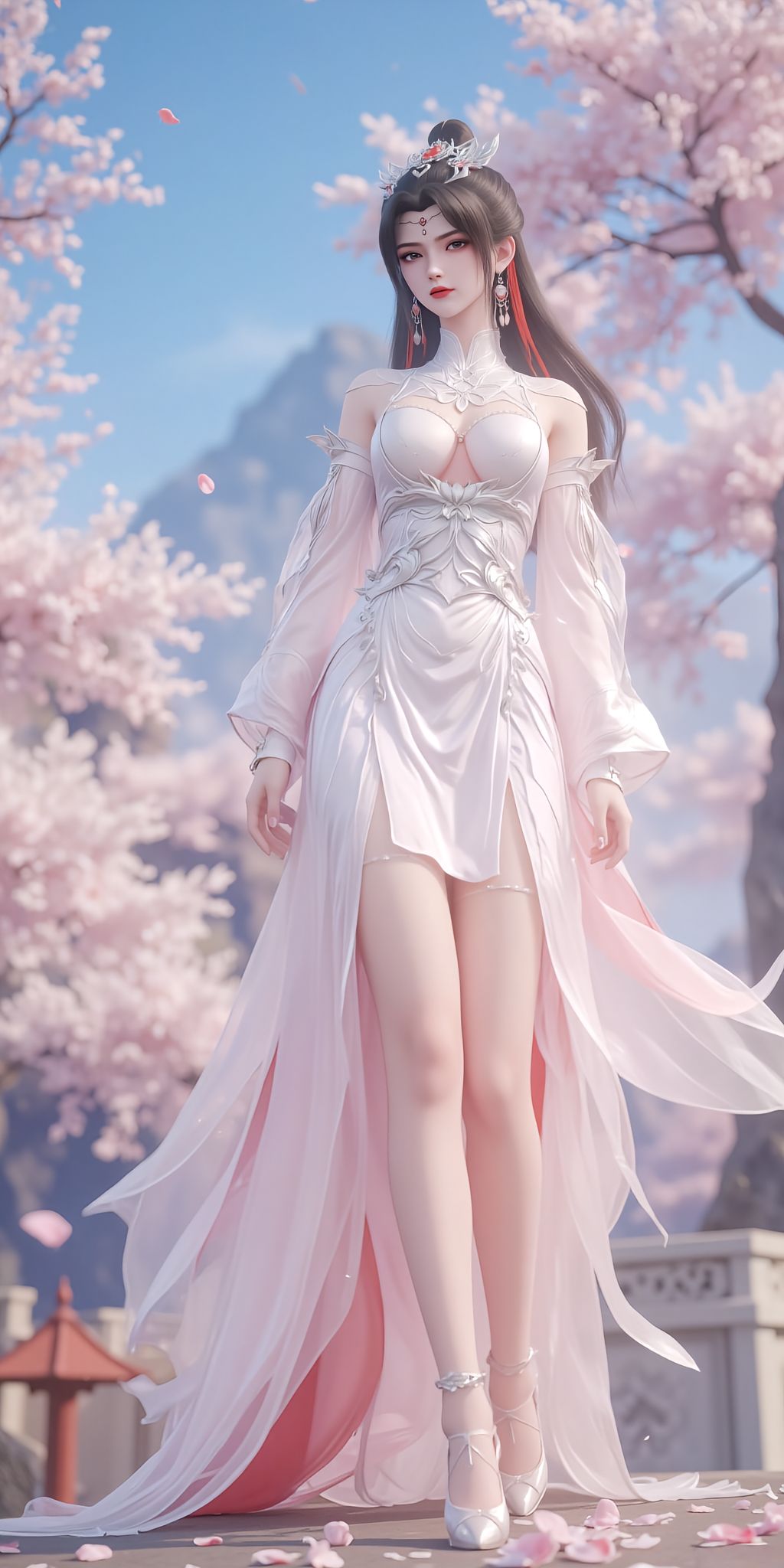 仙逆-柳眉 新建模#高清壁纸 #国漫美女 #肤白貌美,第8张