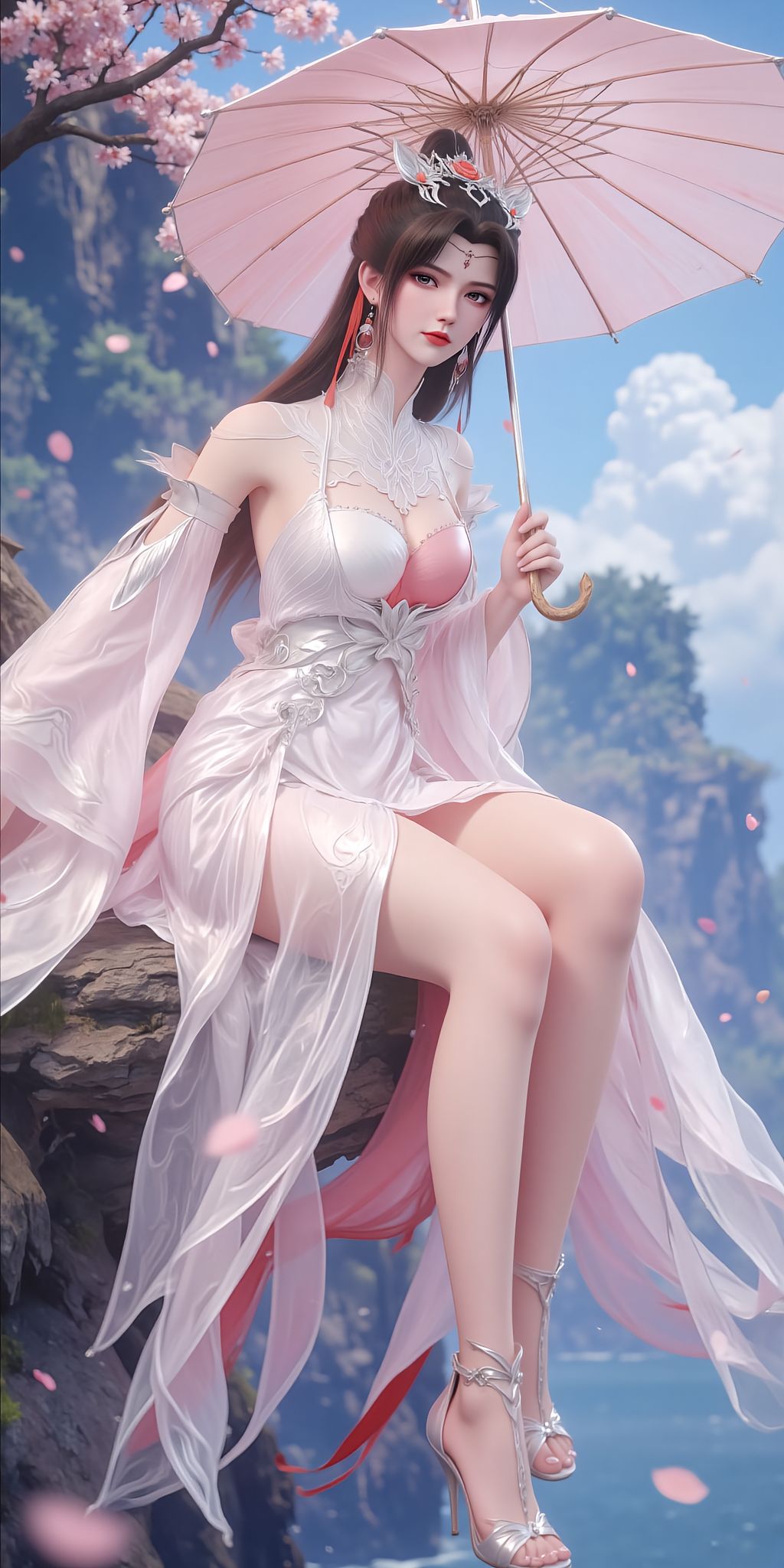 仙逆-柳眉 新建模#高清壁纸 #国漫美女 #肤白貌美,第10张