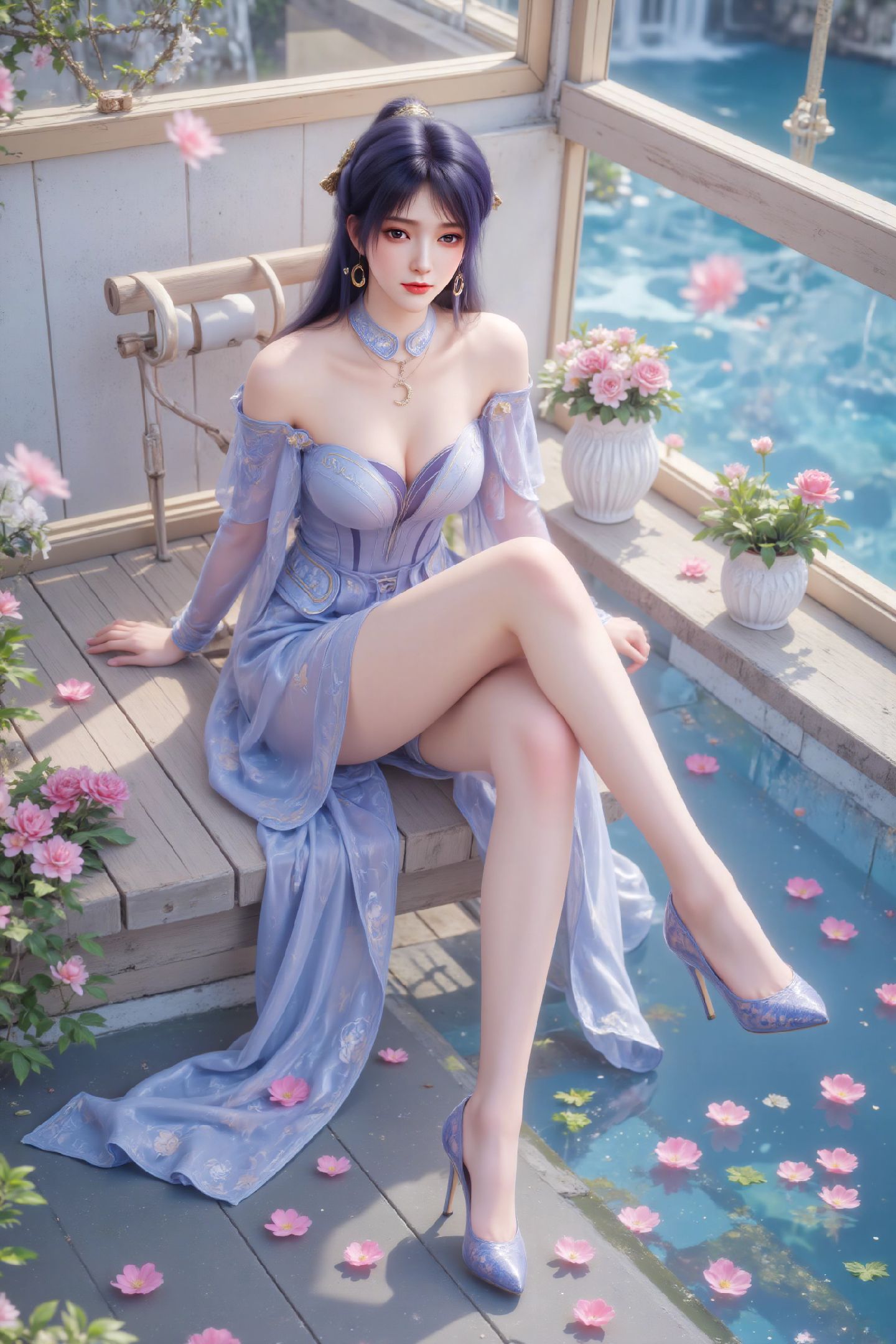 遮天-小月亮。#国漫美女 #二次元美图 #美图分享,第1张