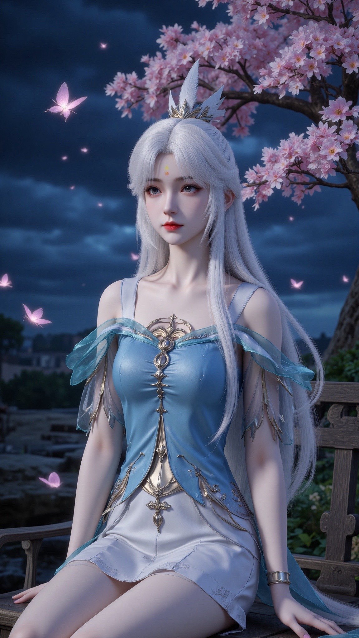 国漫女神雪琳#雪琳 #完美世界 #国漫壁纸,第2张
