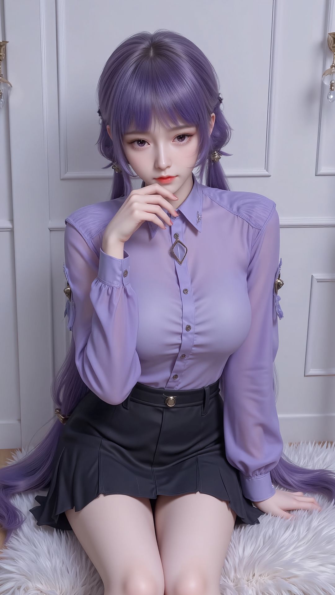 国漫女神白沉香现代装#白沉香 #斗罗大陆 #国漫壁纸,第2张