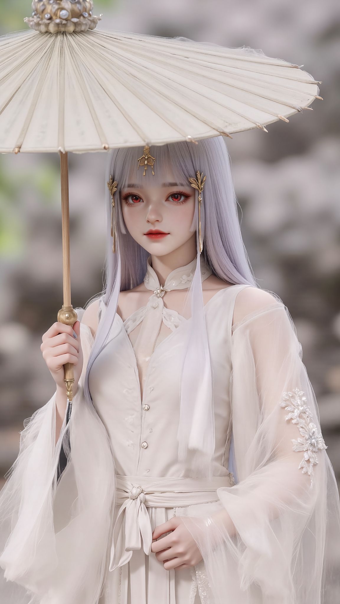 国漫女神太阴玉兔#太阴玉兔 #完美世界 #国漫壁纸,第2张