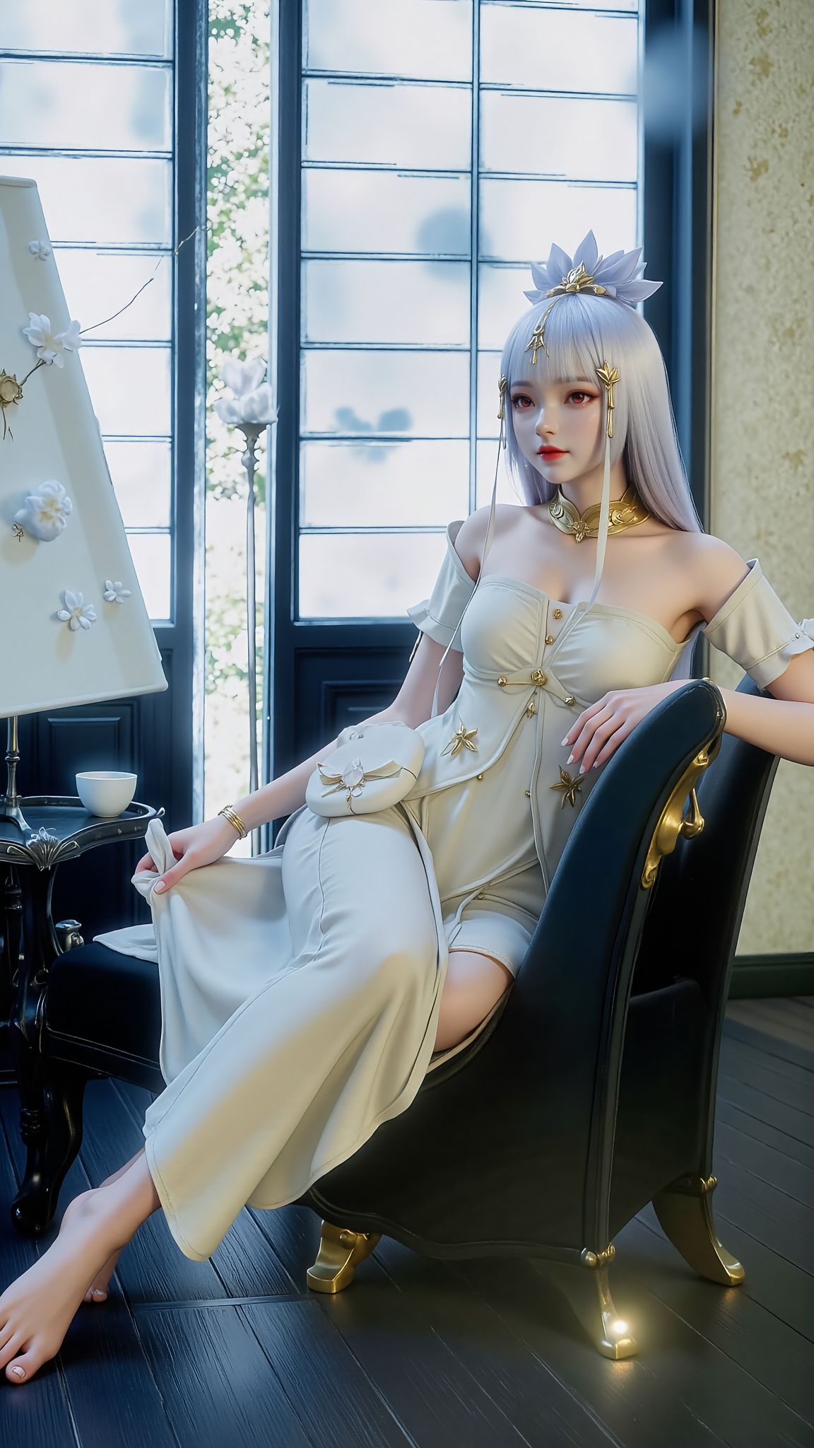 国漫女神太阴玉兔#太阴玉兔 #完美世界 #国漫壁纸,第4张