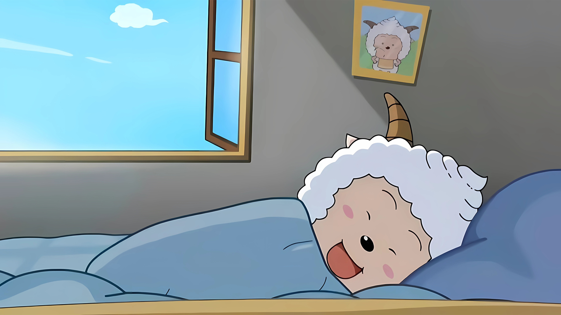 懒羊羊睡觉高清壁纸,第1张