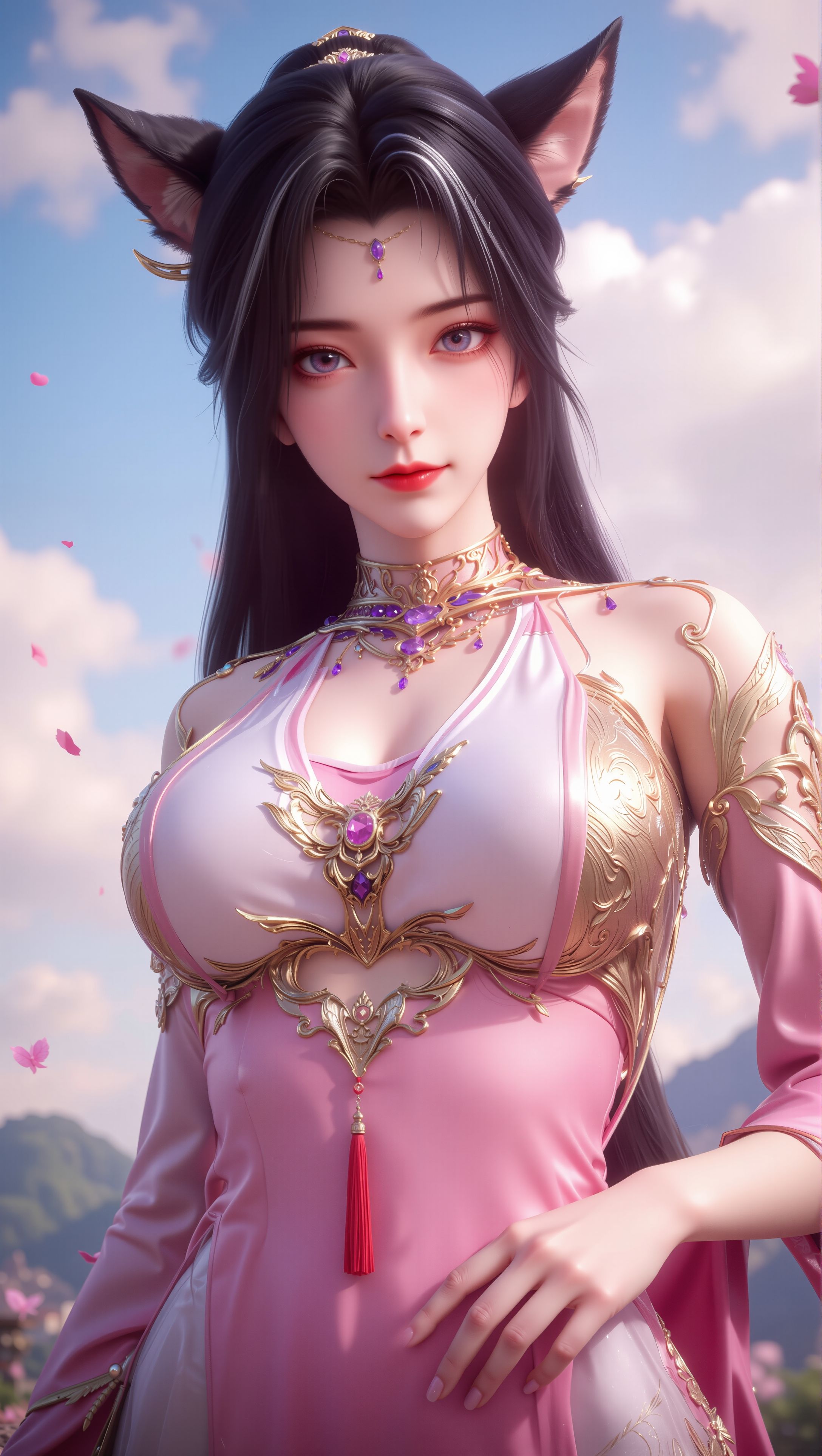 完美世界 天狐仙子绝美。#国漫 #国漫女神 #壁纸 #完美世界 #天狐仙子,第3张