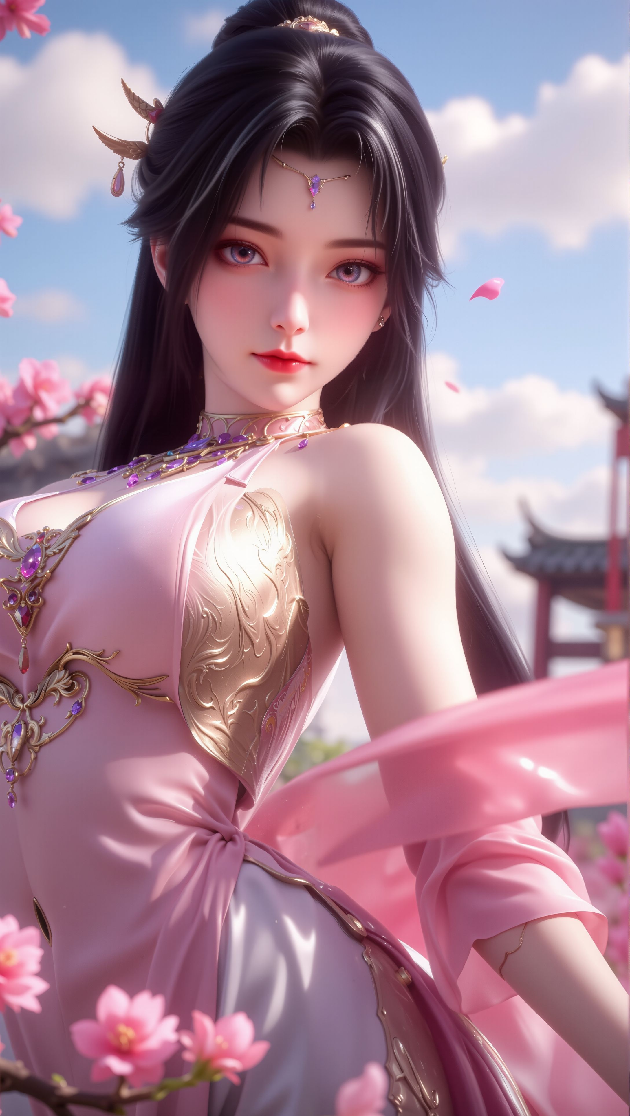 完美世界 天狐仙子绝美。#国漫 #国漫女神 #壁纸 #完美世界 #天狐仙子,第4张