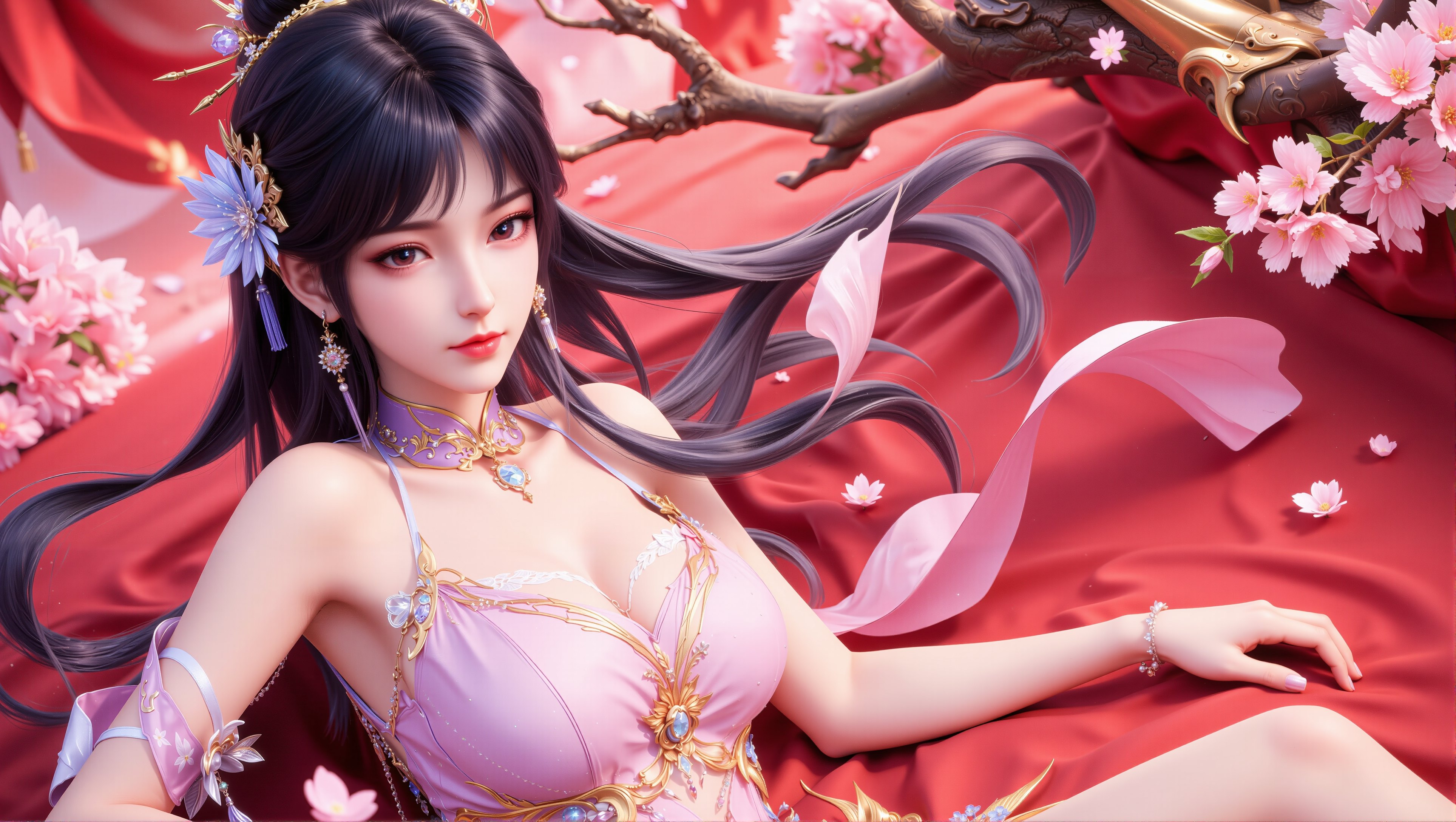 【3P】神印王座国风圣采儿壁纸。#国漫 #国漫女神 #壁纸 #神印王座 #圣采儿,第3张