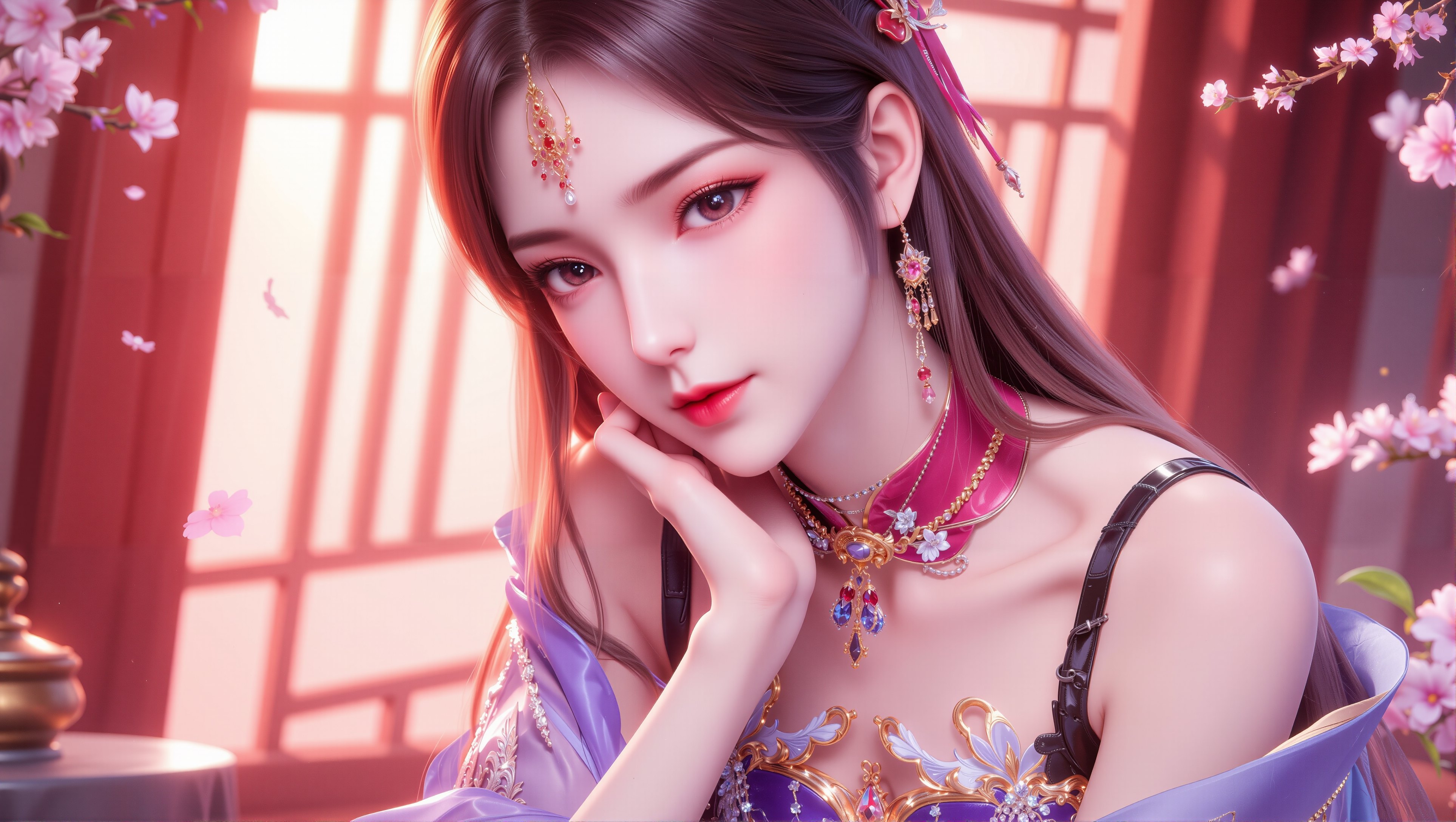 【3P】神印王座国风圣采儿壁纸。#国漫 #国漫女神 #壁纸 #神印王座 #圣采儿,第2张