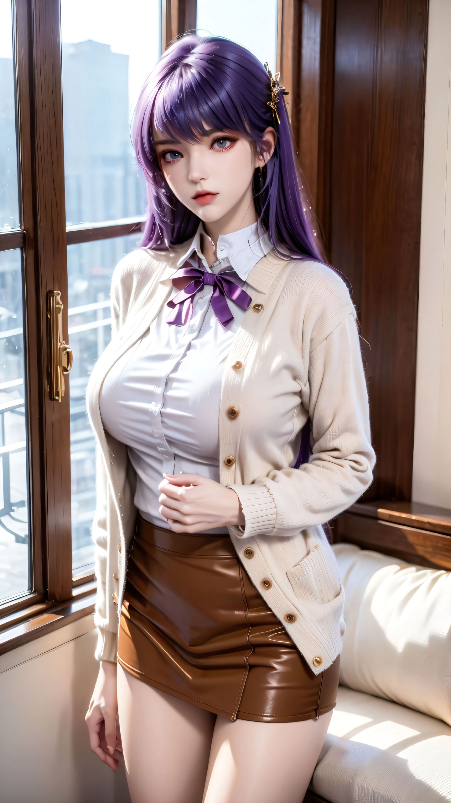 当年相知未回音，空叹年华似流水。#动漫女神 #神印王座 #圣采儿 #针织衫穿搭 #动漫美图,第3张