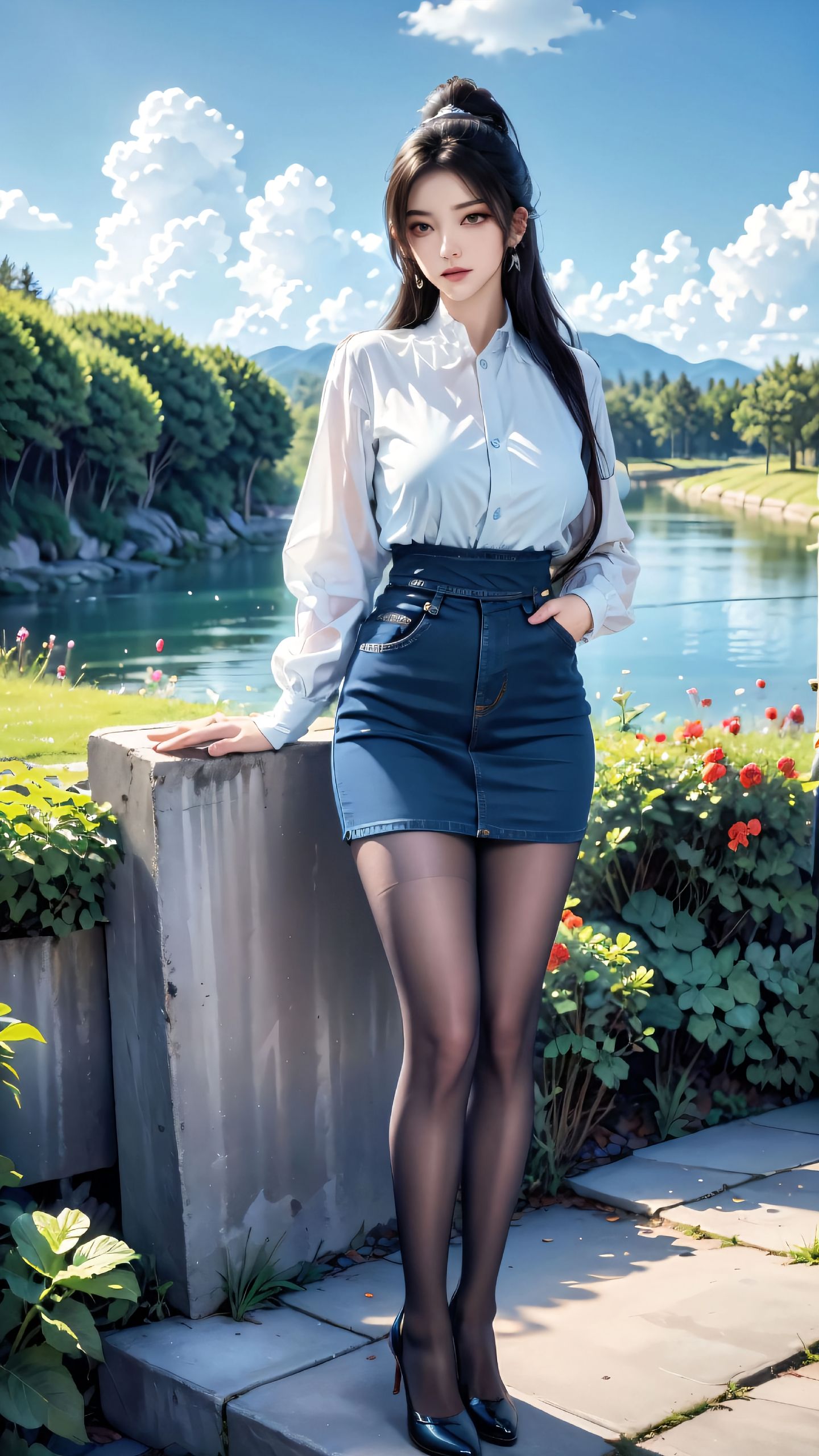 给你个机会向我表白，失败了再给一个。#二次元美女 #剑来 #宁姚 #陈平安宁姚 #二次元壁纸,第5张