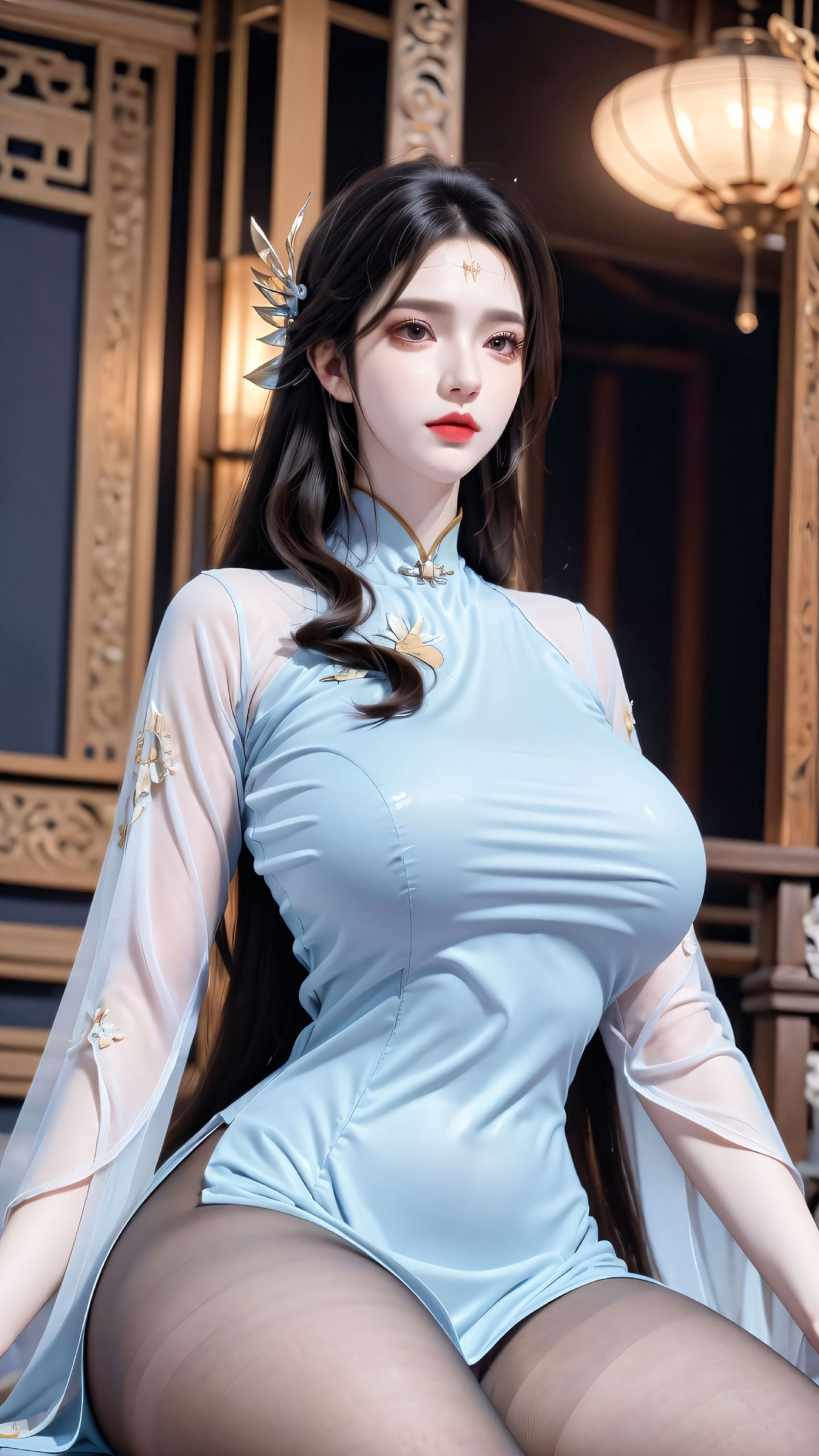 #国漫女神 #斗破苍穹 #玄衣 #旗袍美人 #国漫壁纸,第3张