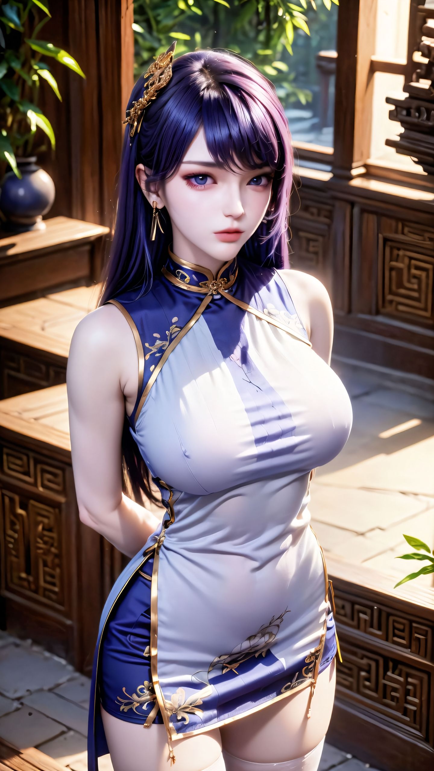 国漫女神 #神印王座 #圣采儿 #旗袍美人 #国漫女神壁纸,第1张