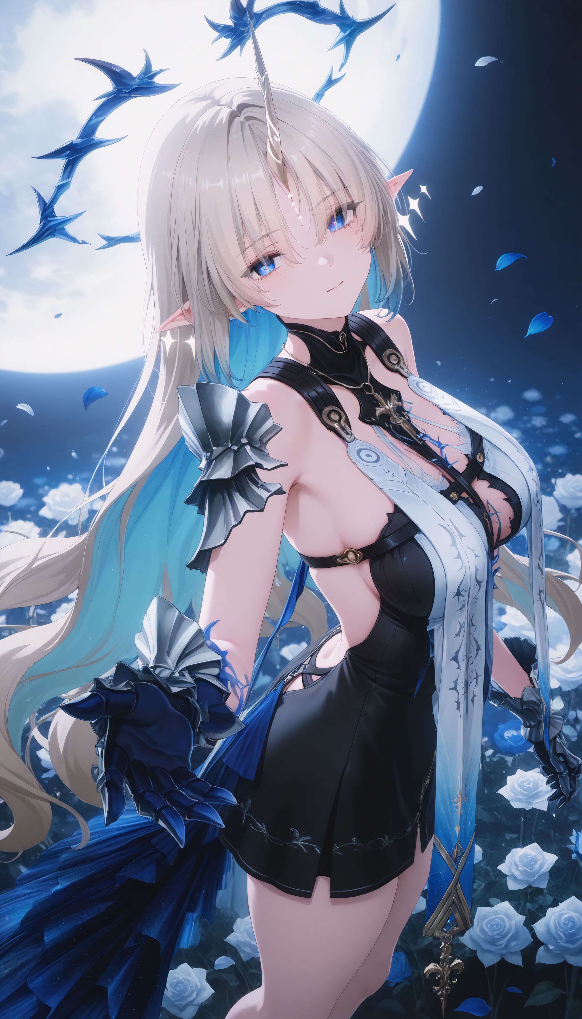 芙露德莉斯 玫瑰 荆棘。#鸣潮  #芙露德莉斯 #卡提希娅 #二次元 #壁纸,第4张