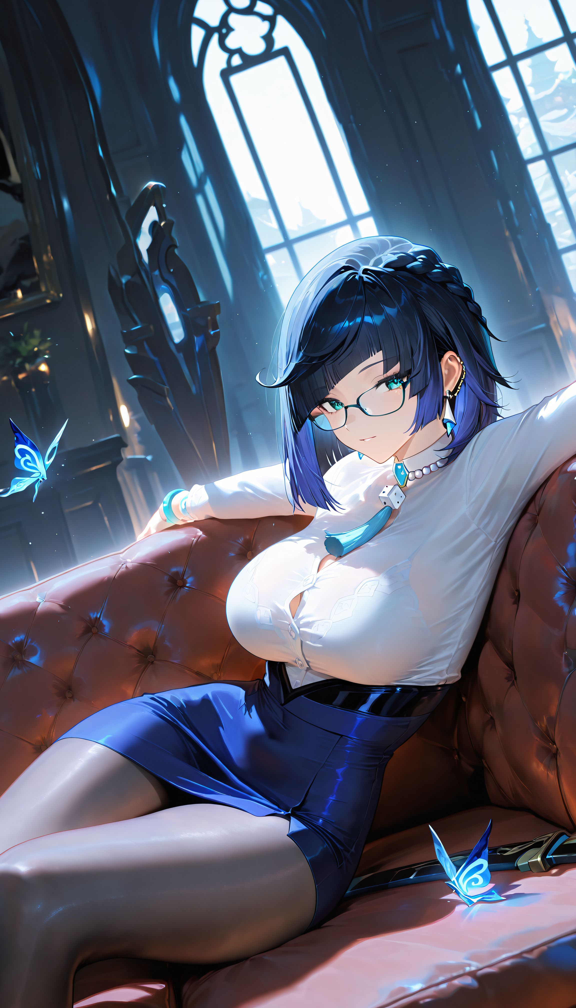 夜兰。#原神 #夜兰 #二次元 #壁纸,第1张