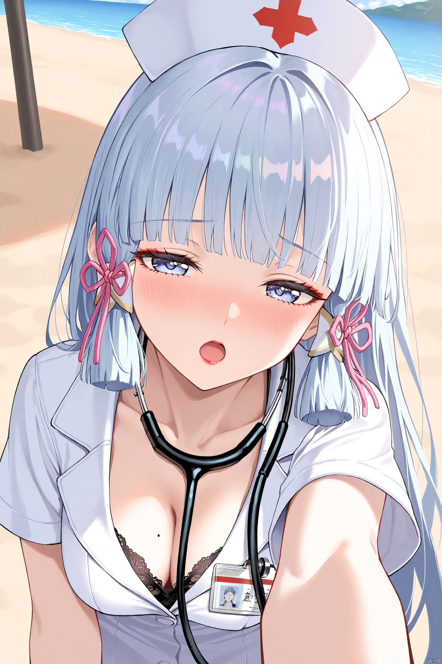 手机壁纸系列。百变绫华#二次元少女 #二次元美图 #神里绫华,第3张