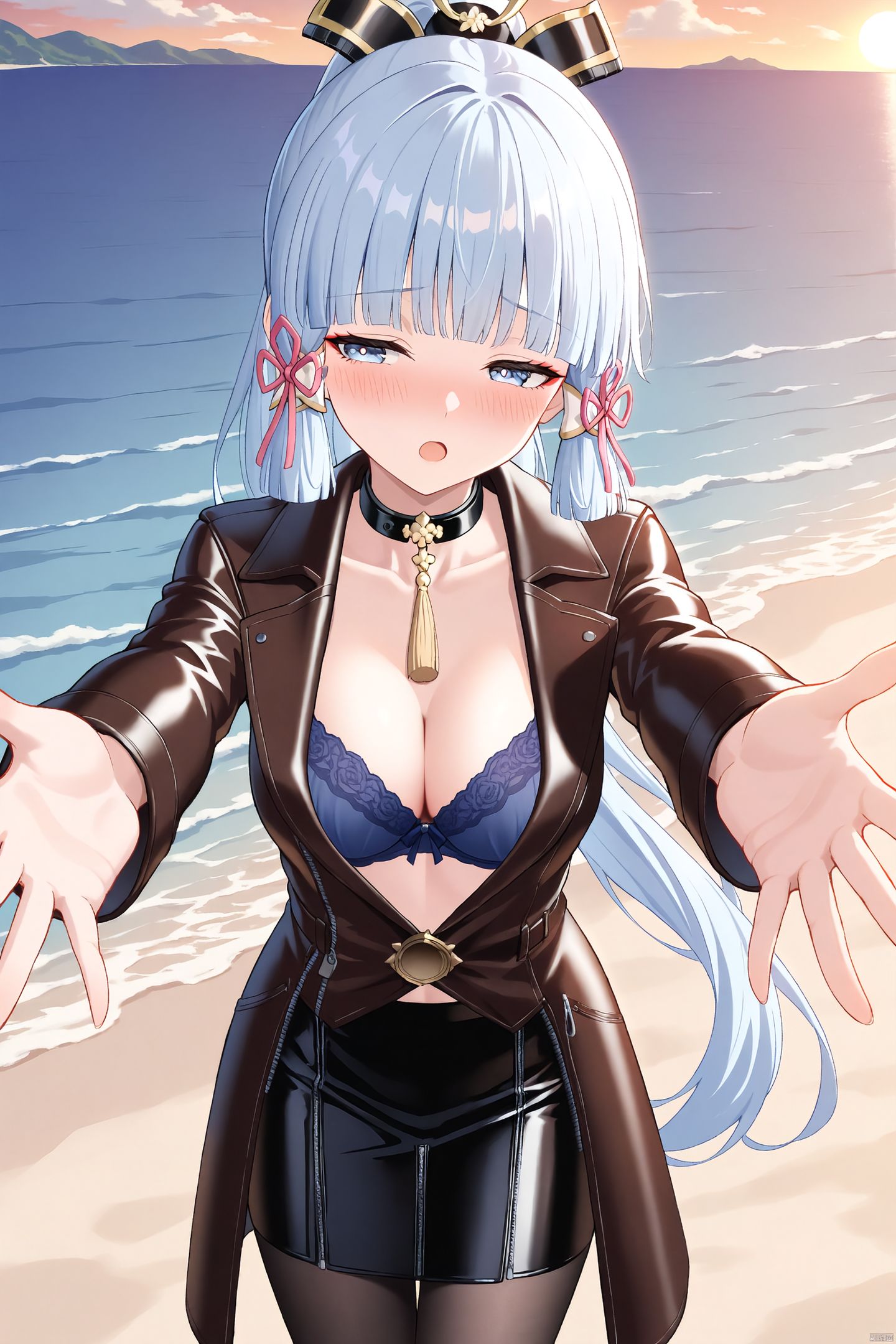 手机壁纸系列。百变绫华#二次元少女 #二次元美图 #神里绫华,第11张