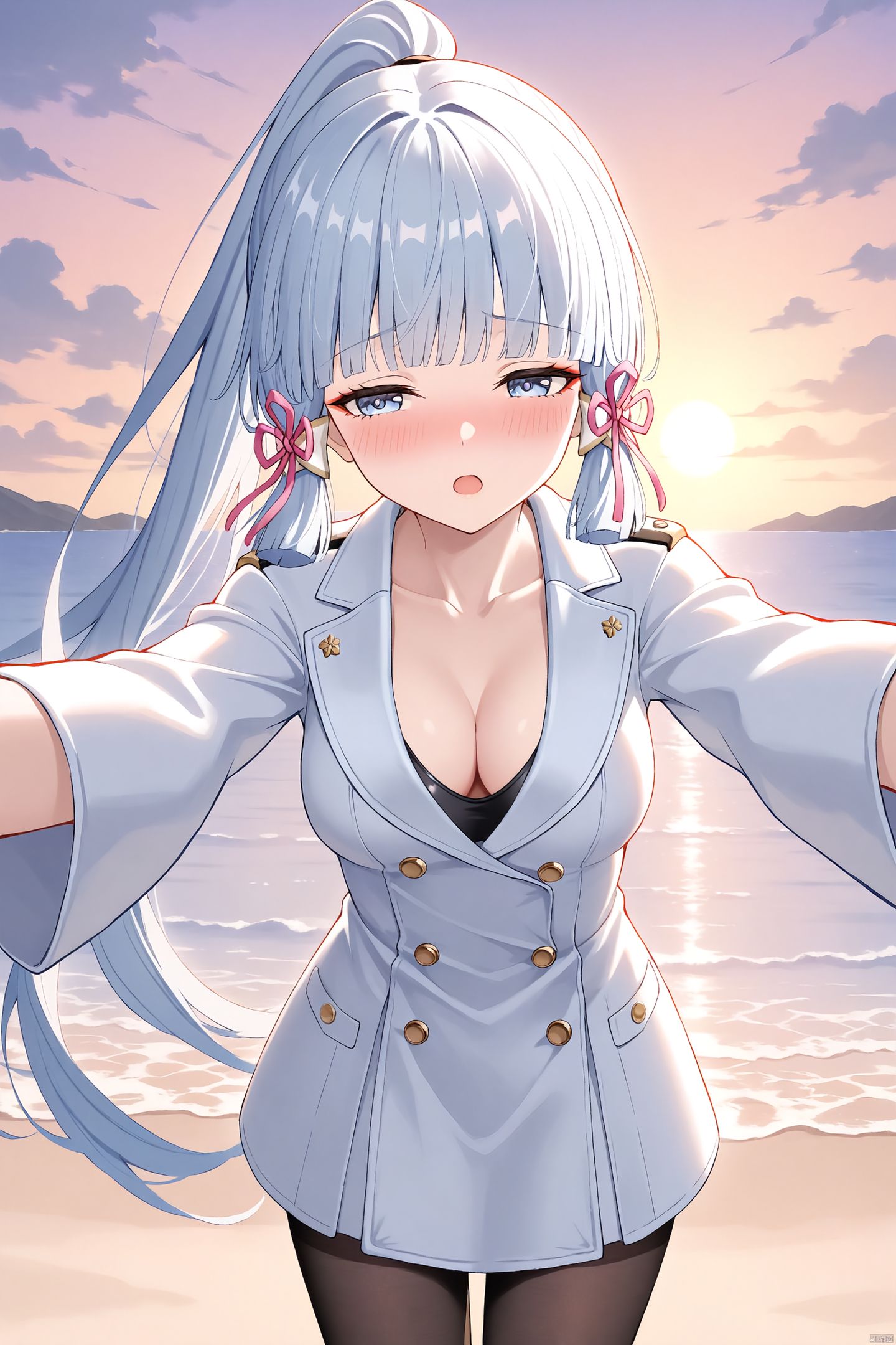 手机壁纸系列。百变绫华#二次元少女 #二次元美图 #神里绫华,第7张