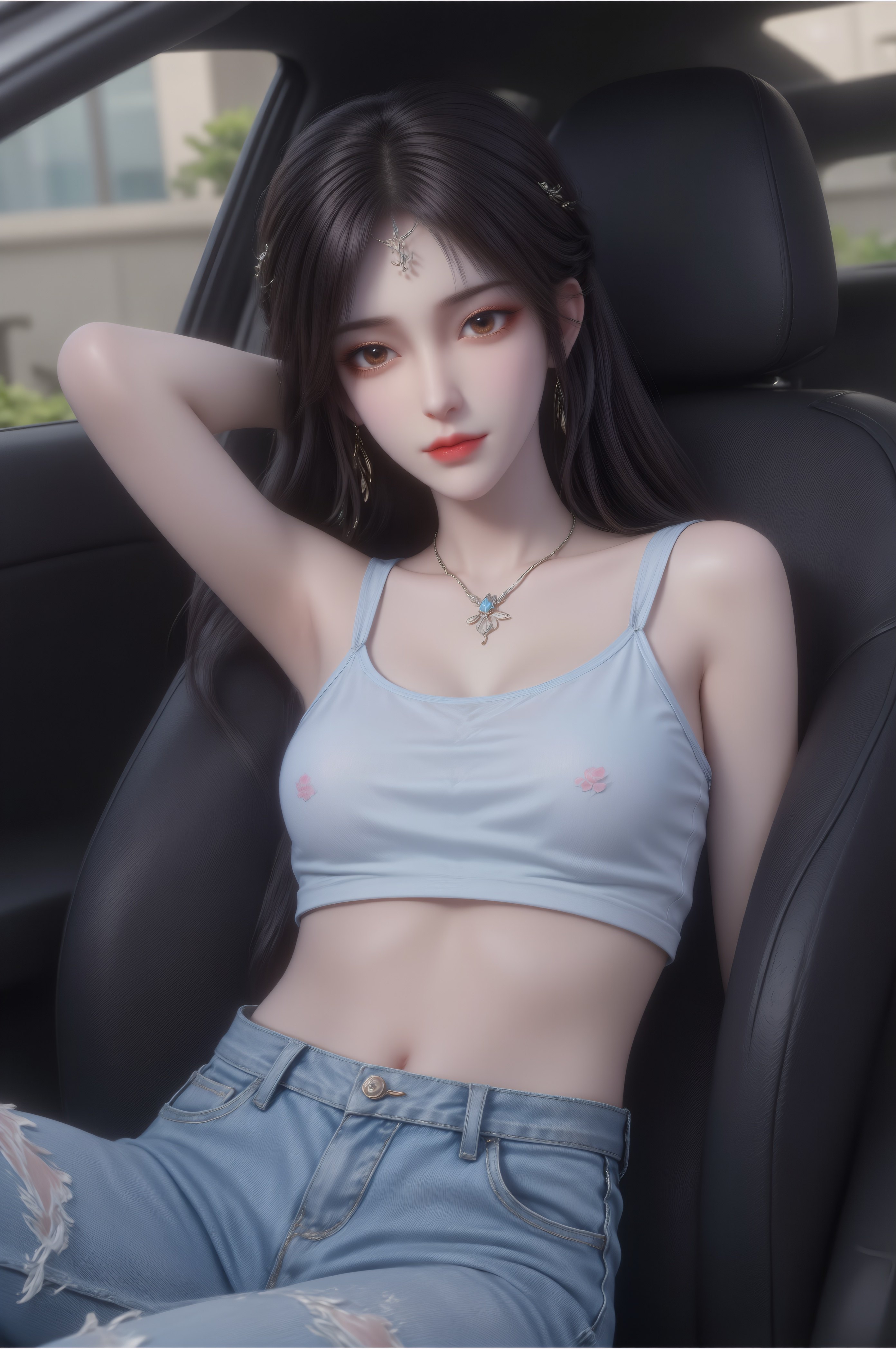 火灵儿 完美世界 完美身材 汽车,第3张