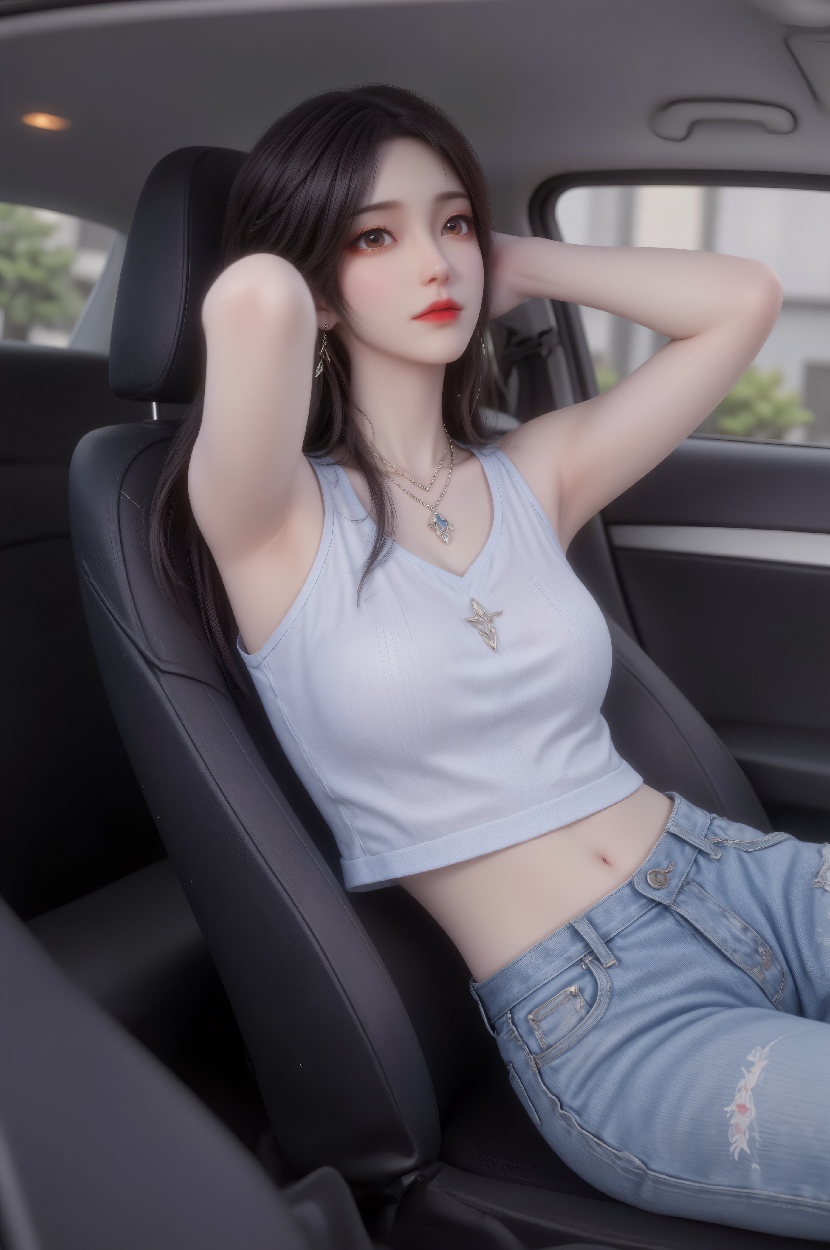 火灵儿 完美世界 完美身材 汽车,第4张