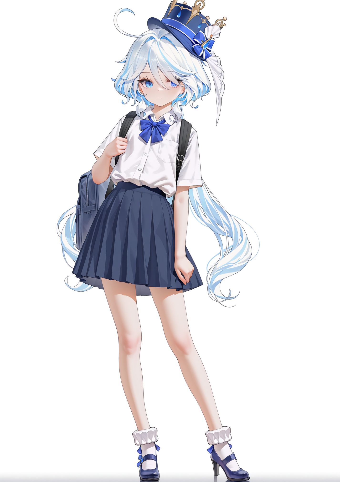 芙芙的约会。#二次元 #ai绘画 #原神 #芙宁娜,第5张