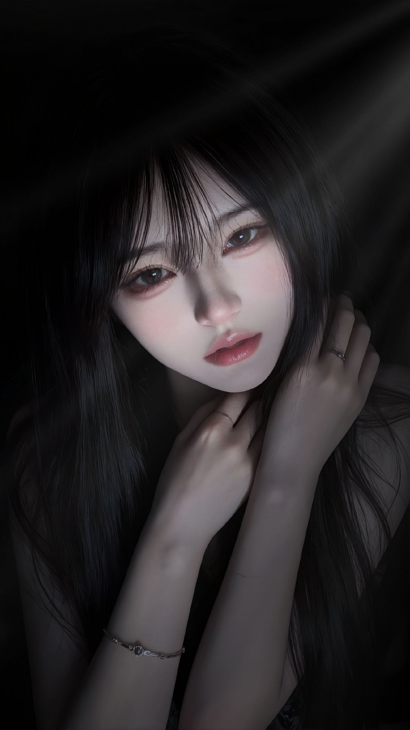 你的挑衅 我的兴奋剂。#氛围感 #黑色系,第1张
