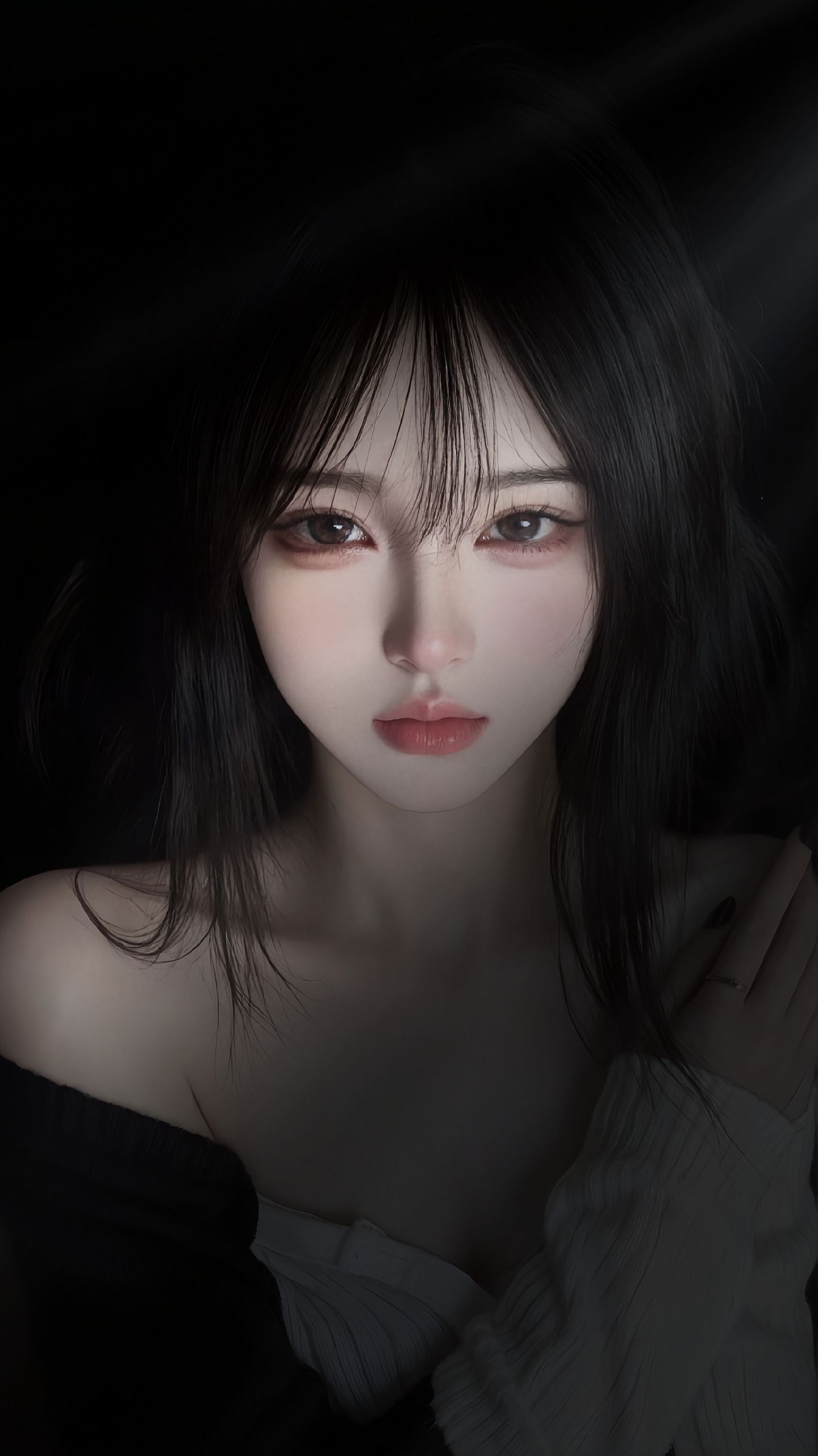 又是那些对的错的 我困了 先睡了。#黑色系 #氛围感,第1张