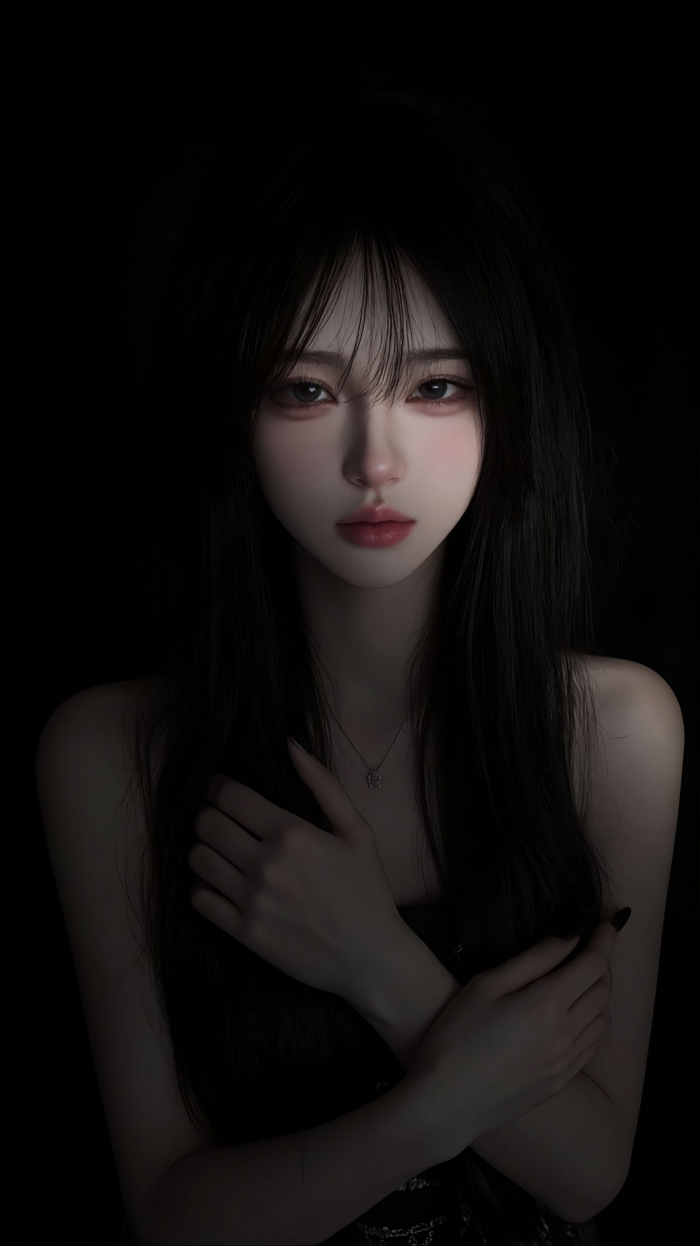 又是那些对的错的 我困了 先睡了。#黑色系 #氛围感,第2张