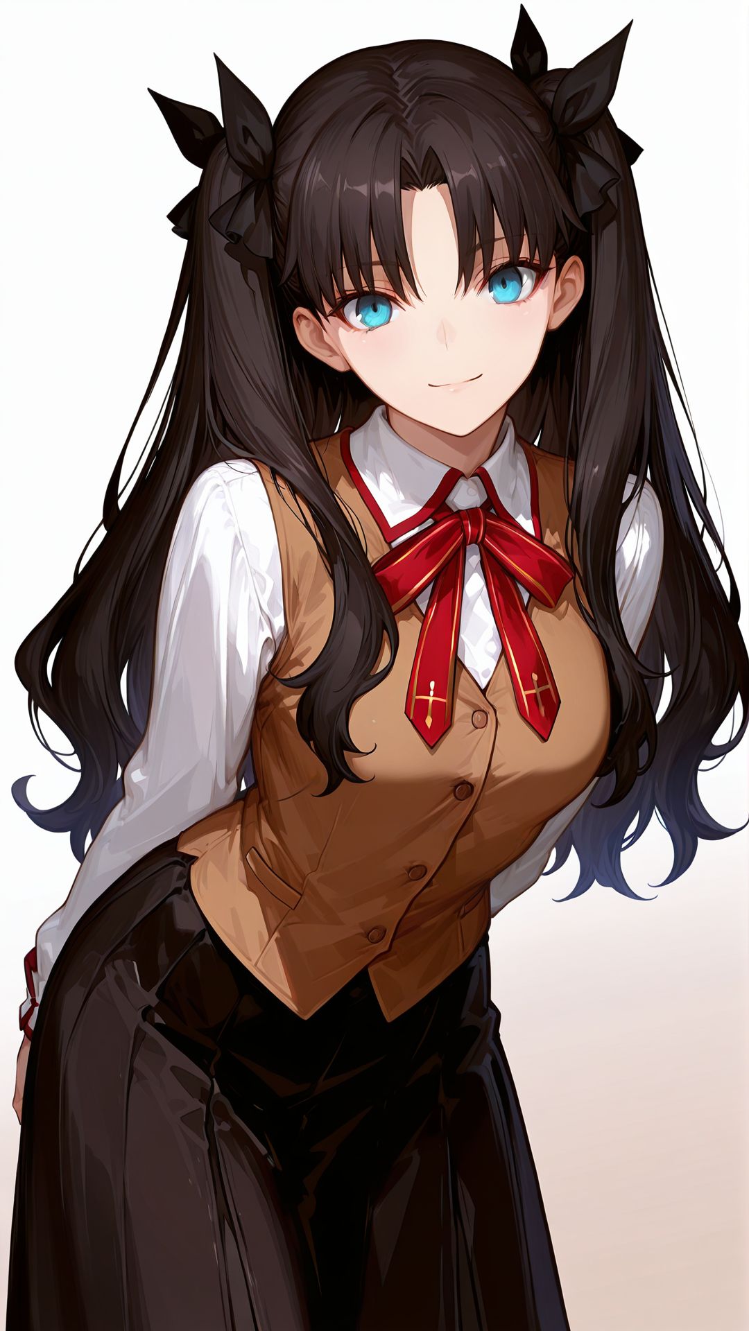 远坂凛 #fate #手机壁纸 #ai绘画,第2张