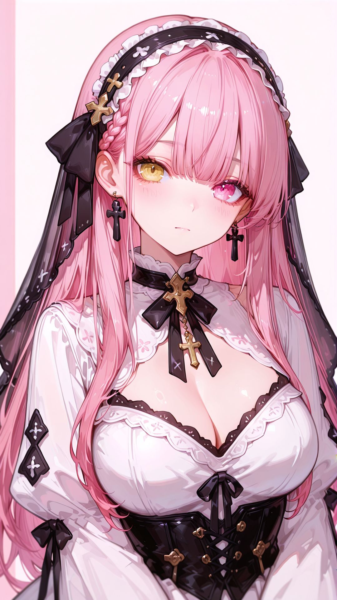 #ai绘画 #壁纸 #异瞳 #动漫少女,第1张